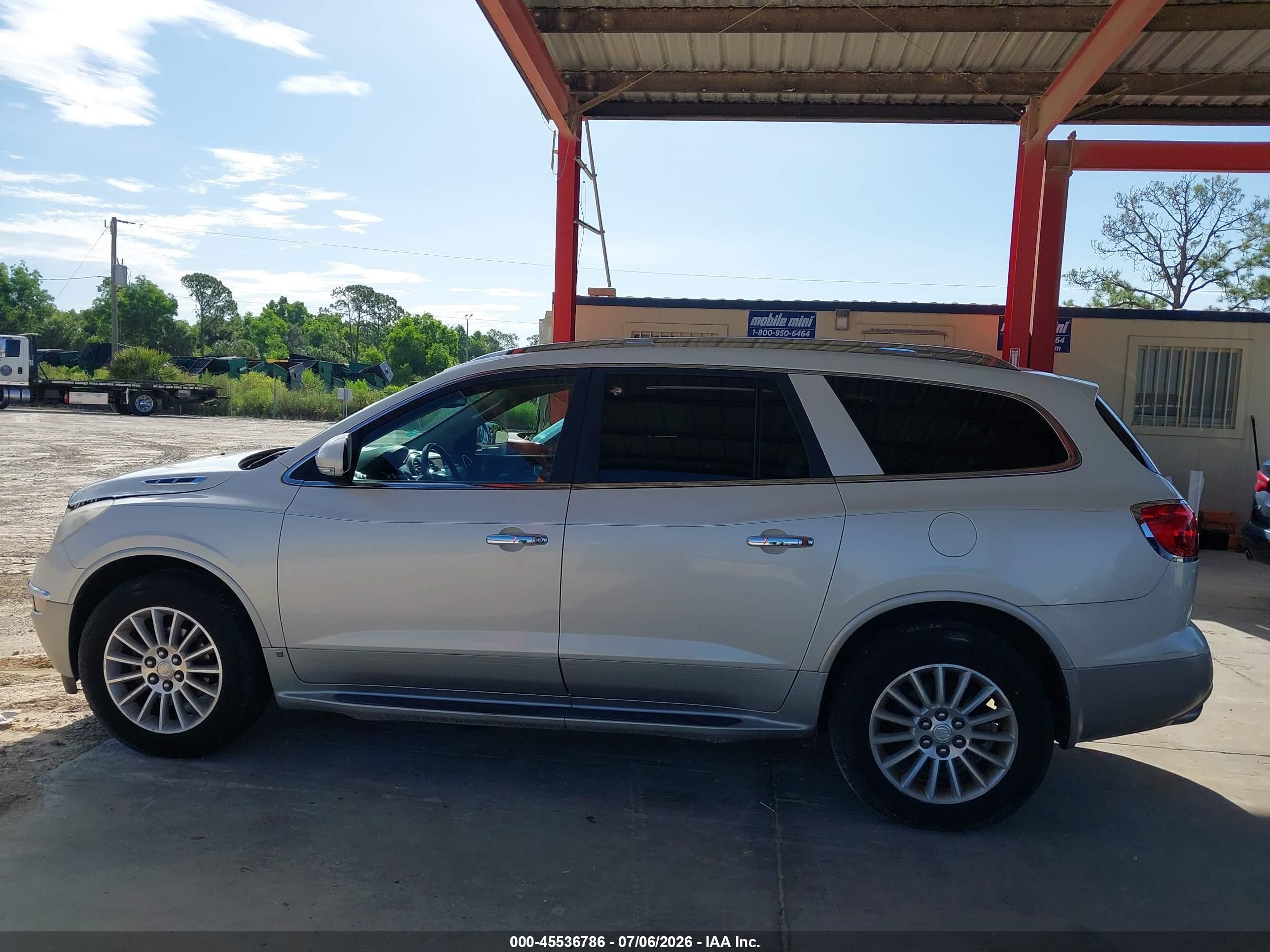 2009 Buick Enclave Cxl Cream vin: 5GAER23D99J203127