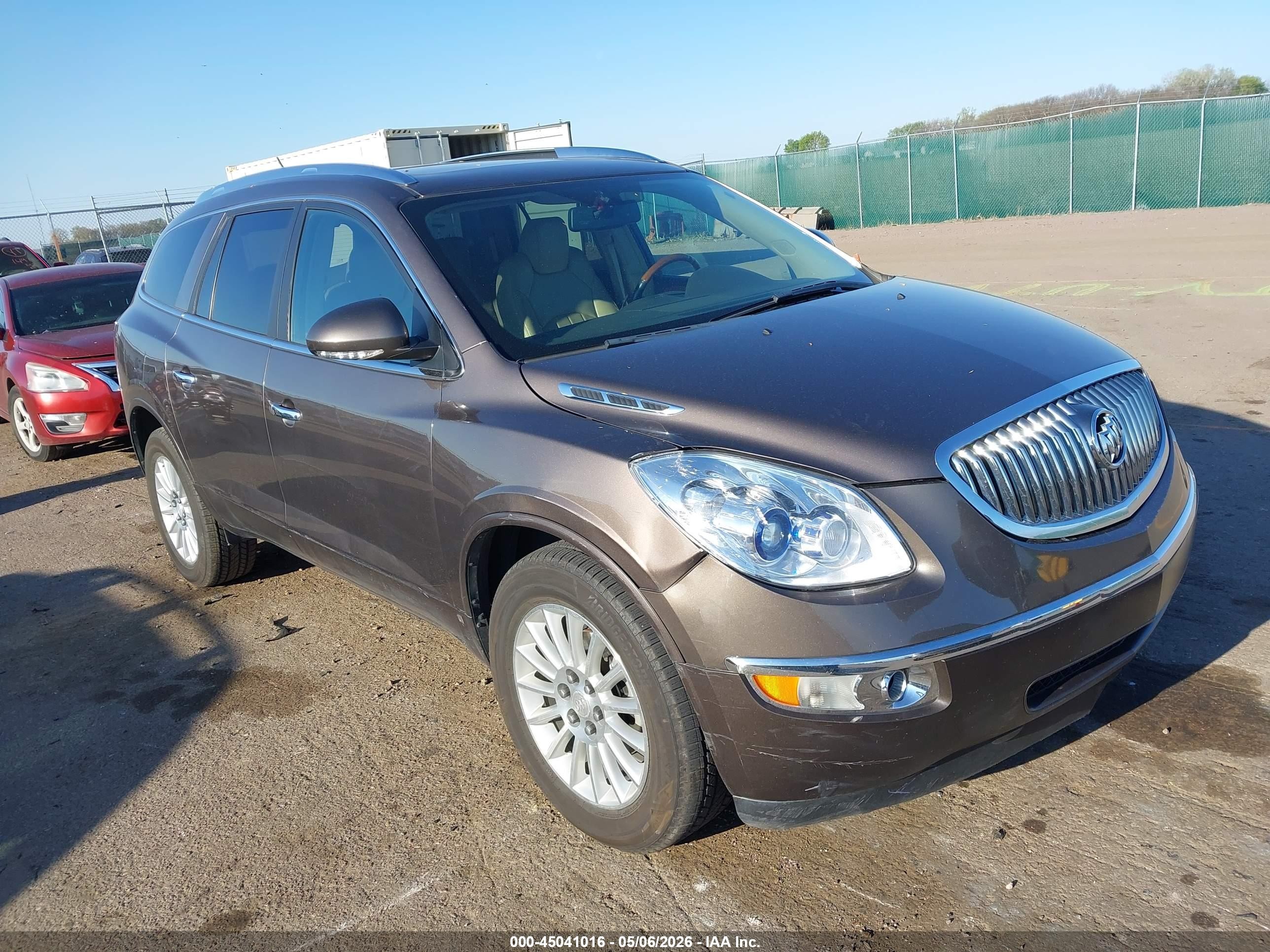 2009 Buick Enclave Cxl Brown vin: 5GAER23D99J217268