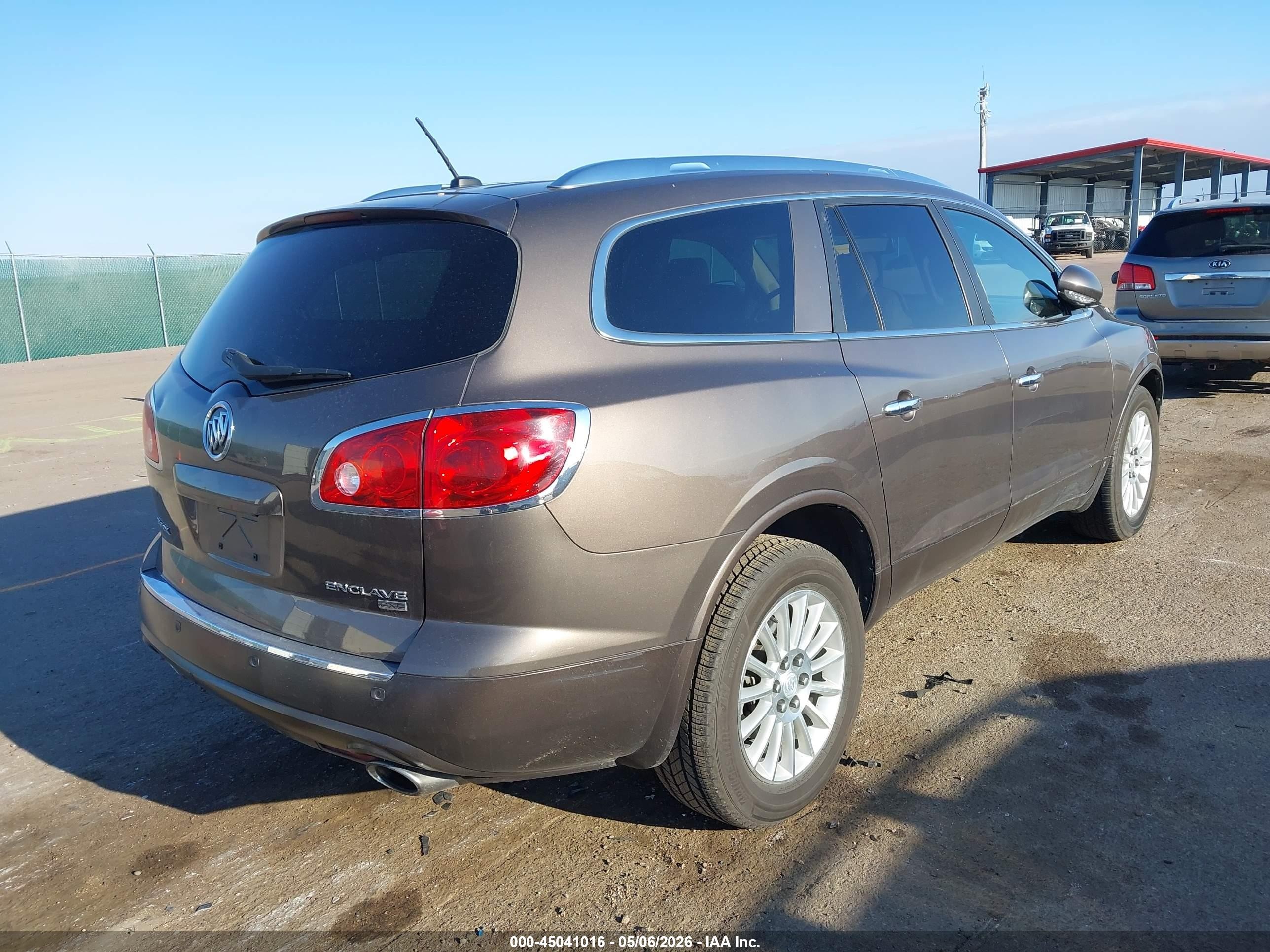 2009 Buick Enclave Cxl Brown vin: 5GAER23D99J217268