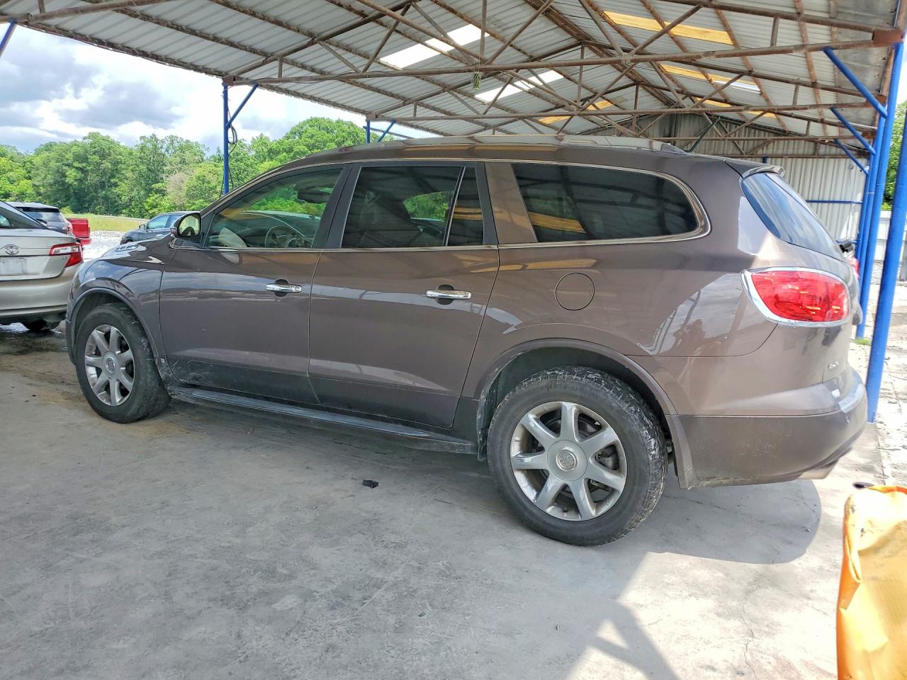 2009 Buick Enclave Cxl Brown vin: 5GAER23DX9J116238