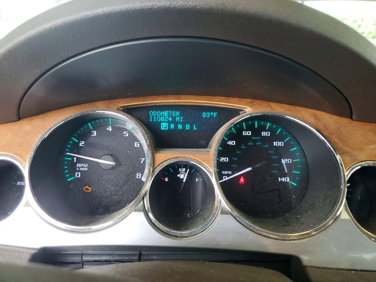 2009 Buick Enclave Cxl Brown vin: 5GAER23DX9J116238