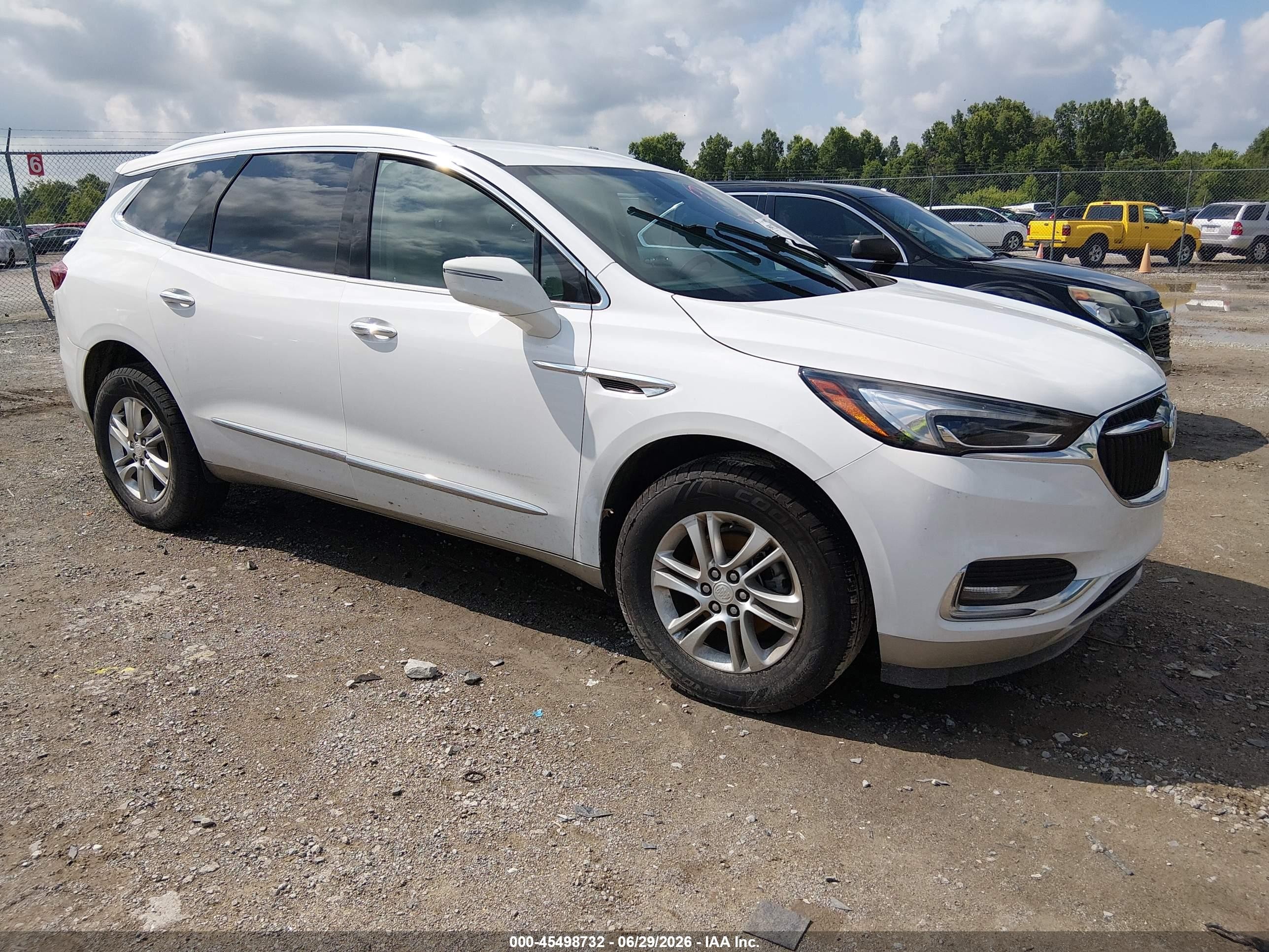 2020 Buick Enclave Fwd Essence White vin: 5GAERBKW3LJ302892