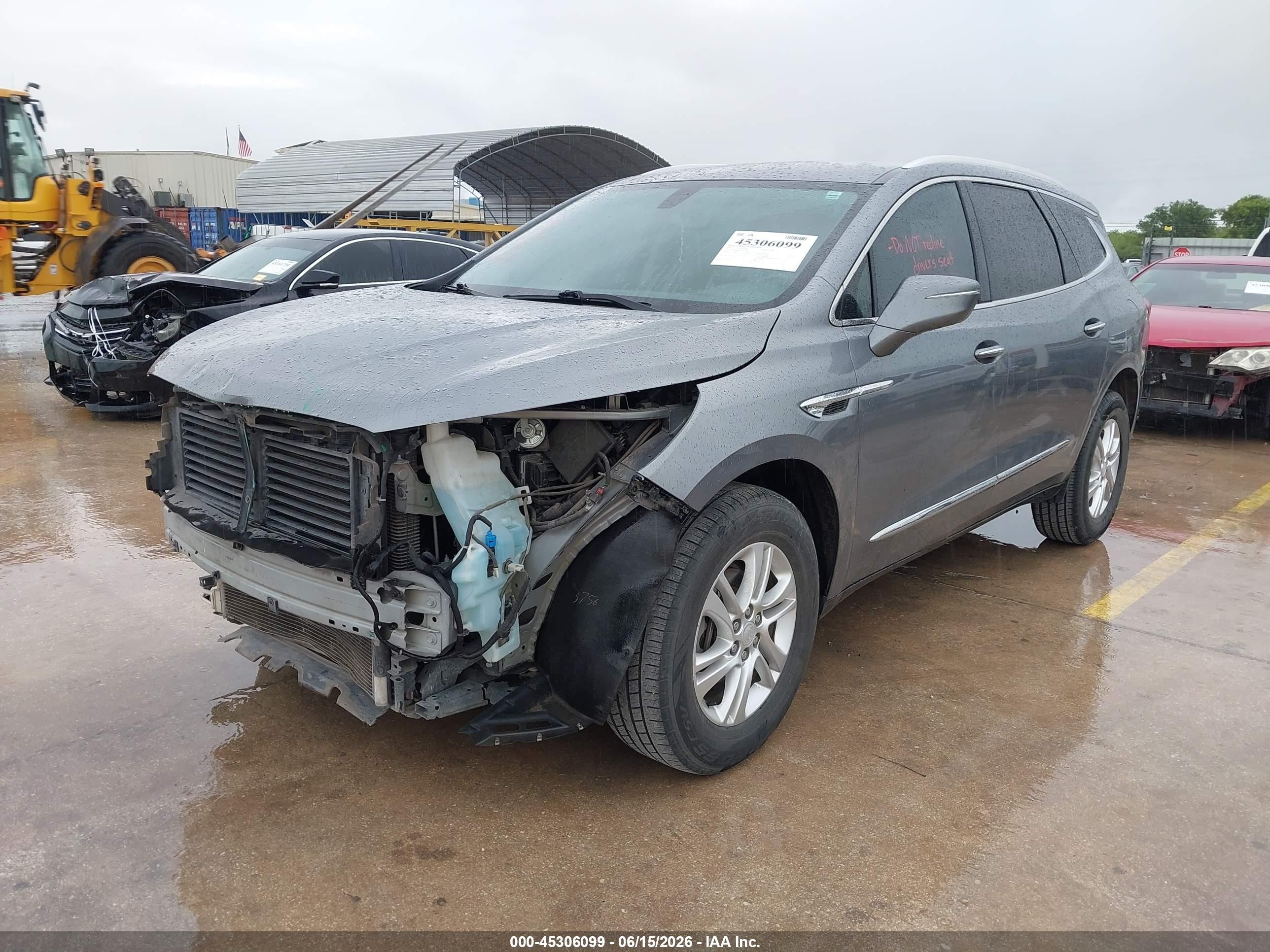 2019 Buick Enclave Fwd Essence Серый vin: 5GAERBKW4KJ260182