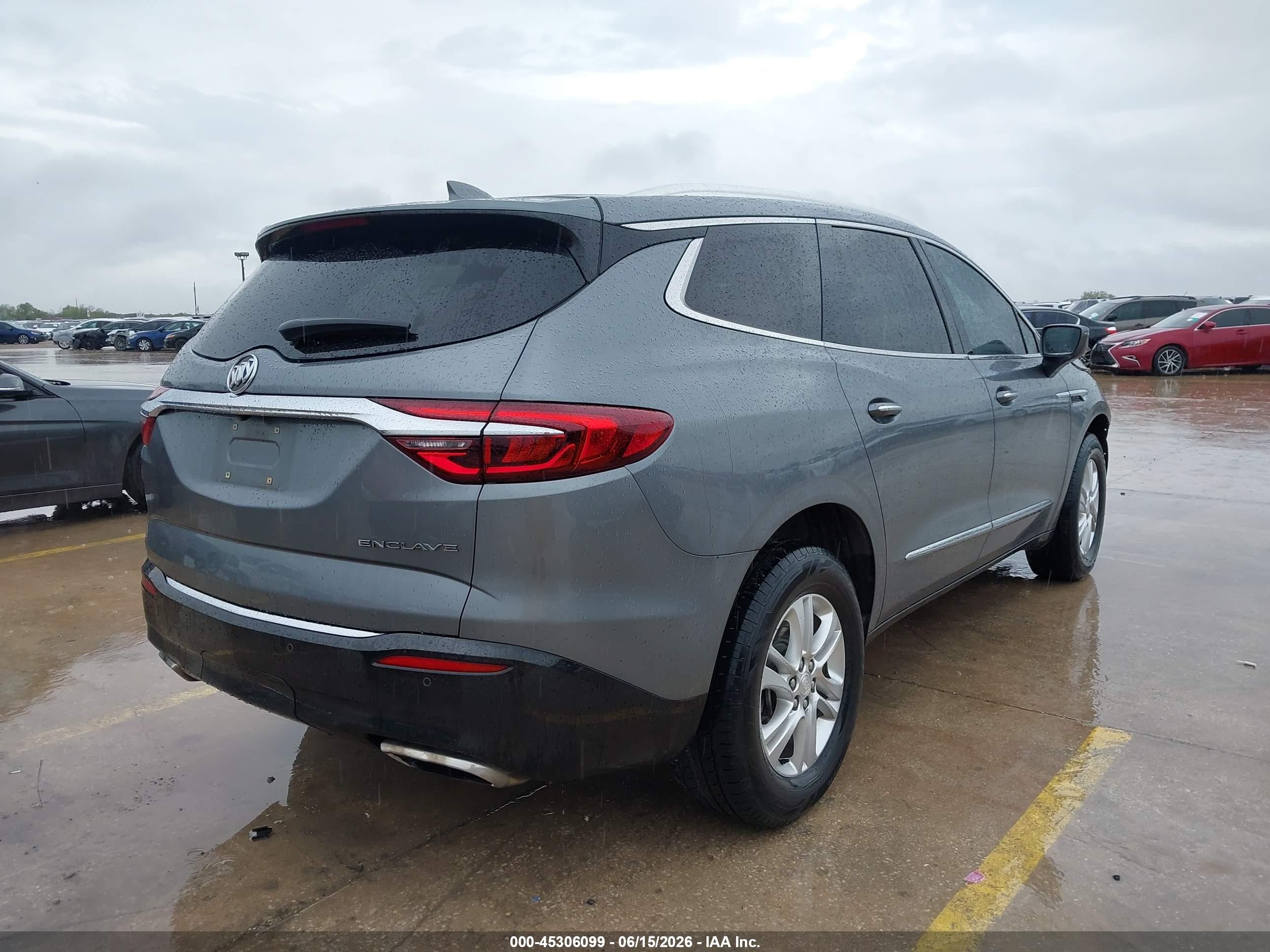 2019 Buick Enclave Fwd Essence Серый vin: 5GAERBKW4KJ260182