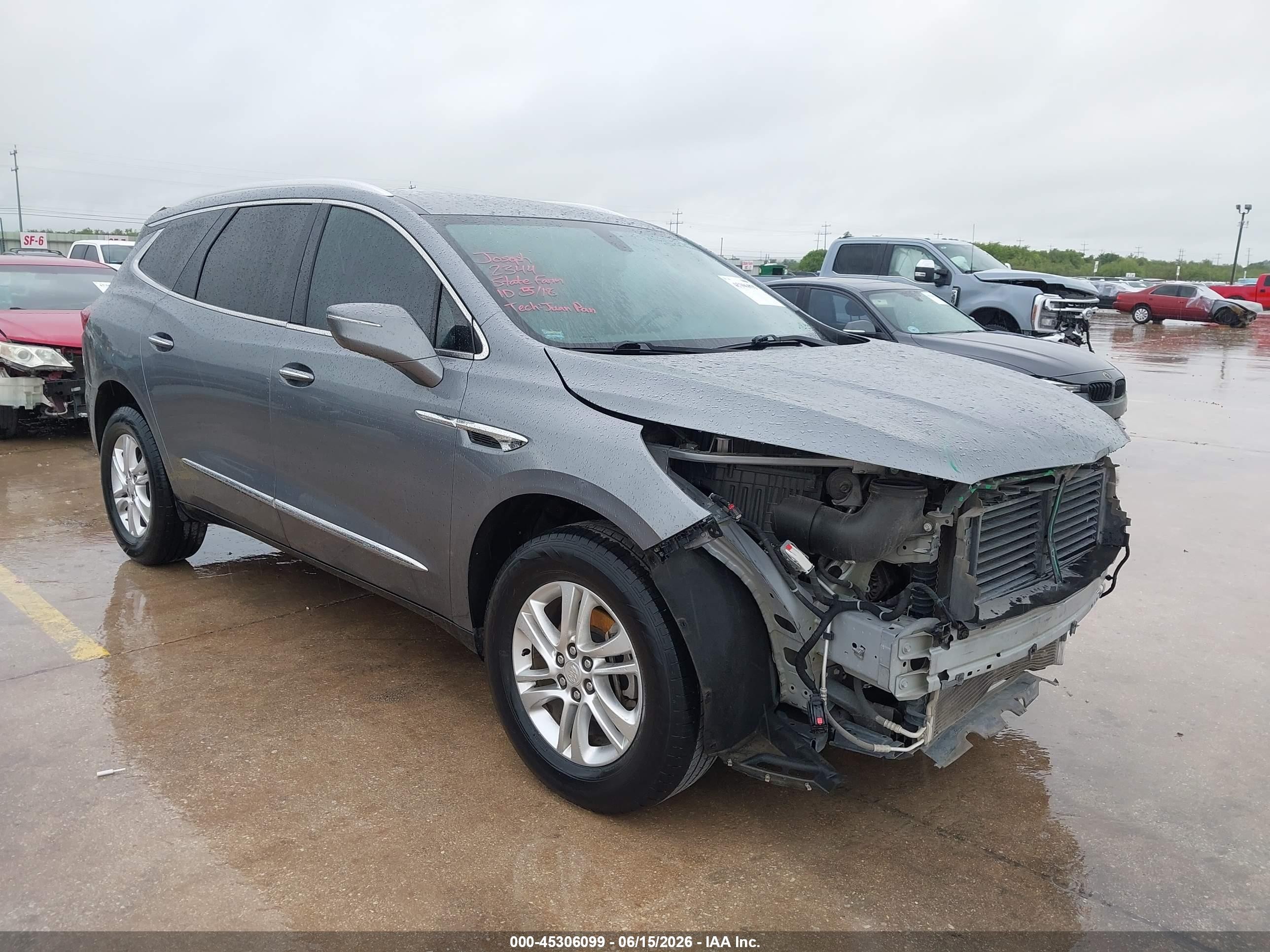 2019 Buick Enclave Fwd Essence Серый vin: 5GAERBKW4KJ260182
