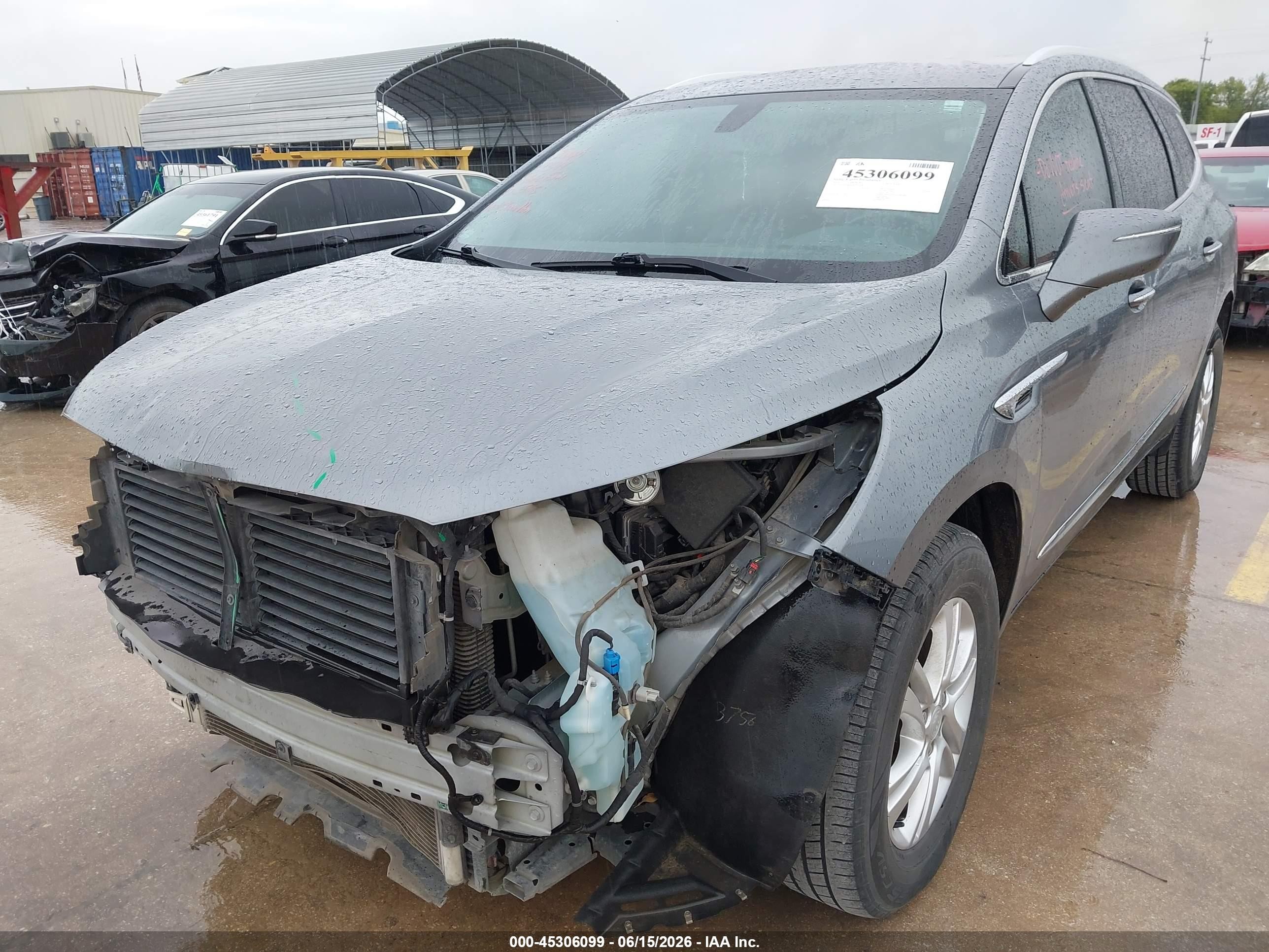 2019 Buick Enclave Fwd Essence Серый vin: 5GAERBKW4KJ260182