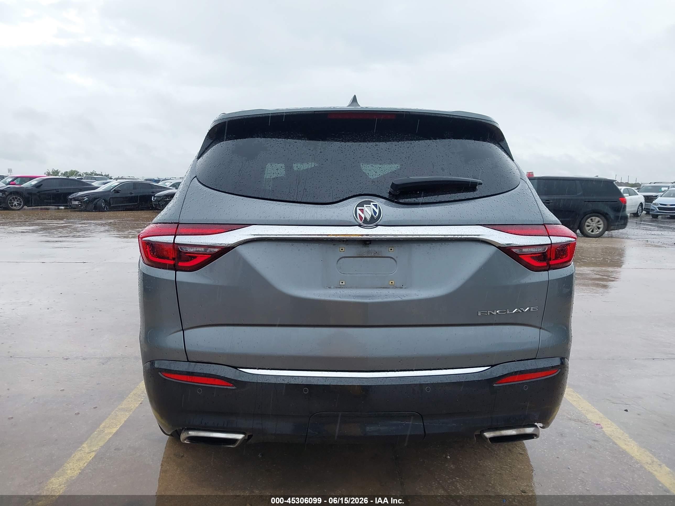 2019 Buick Enclave Fwd Essence Серый vin: 5GAERBKW4KJ260182