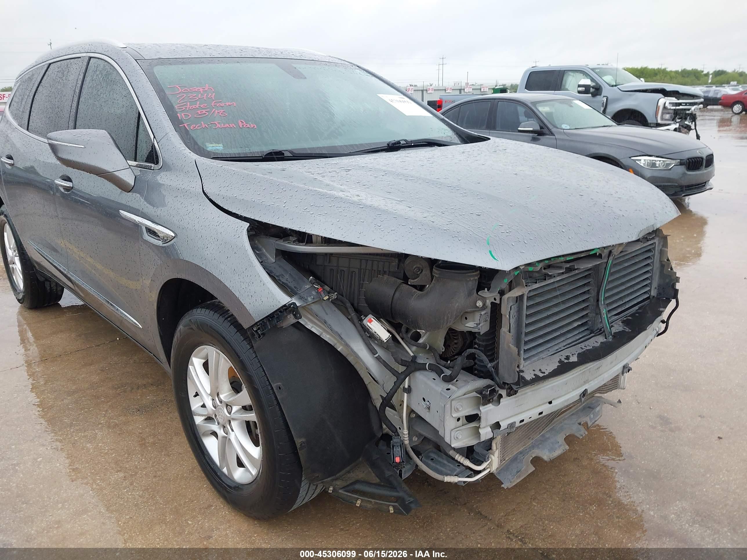 2019 Buick Enclave Fwd Essence Серый vin: 5GAERBKW4KJ260182