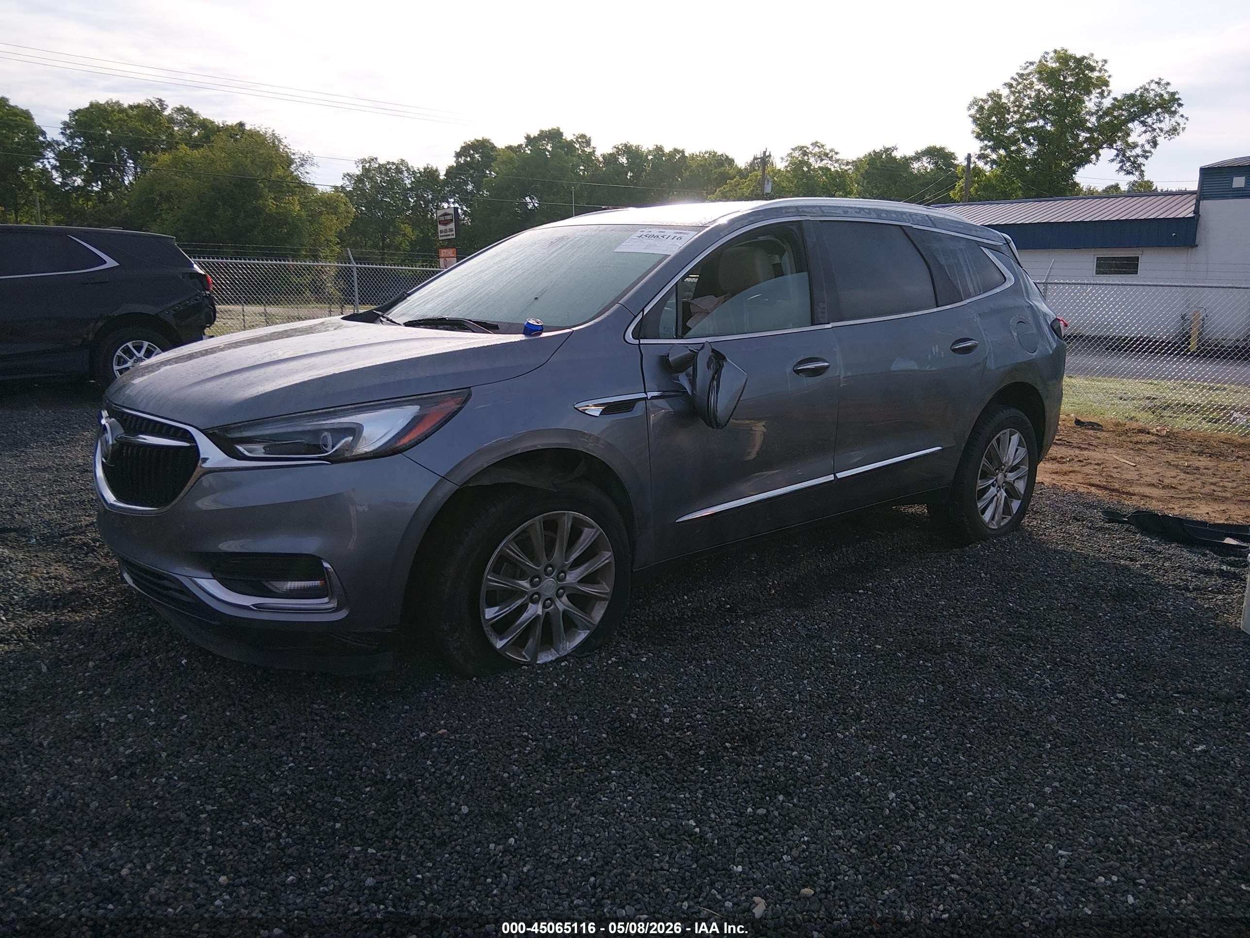 2019 Buick Enclave Fwd Essence Серый vin: 5GAERBKW5KJ303346