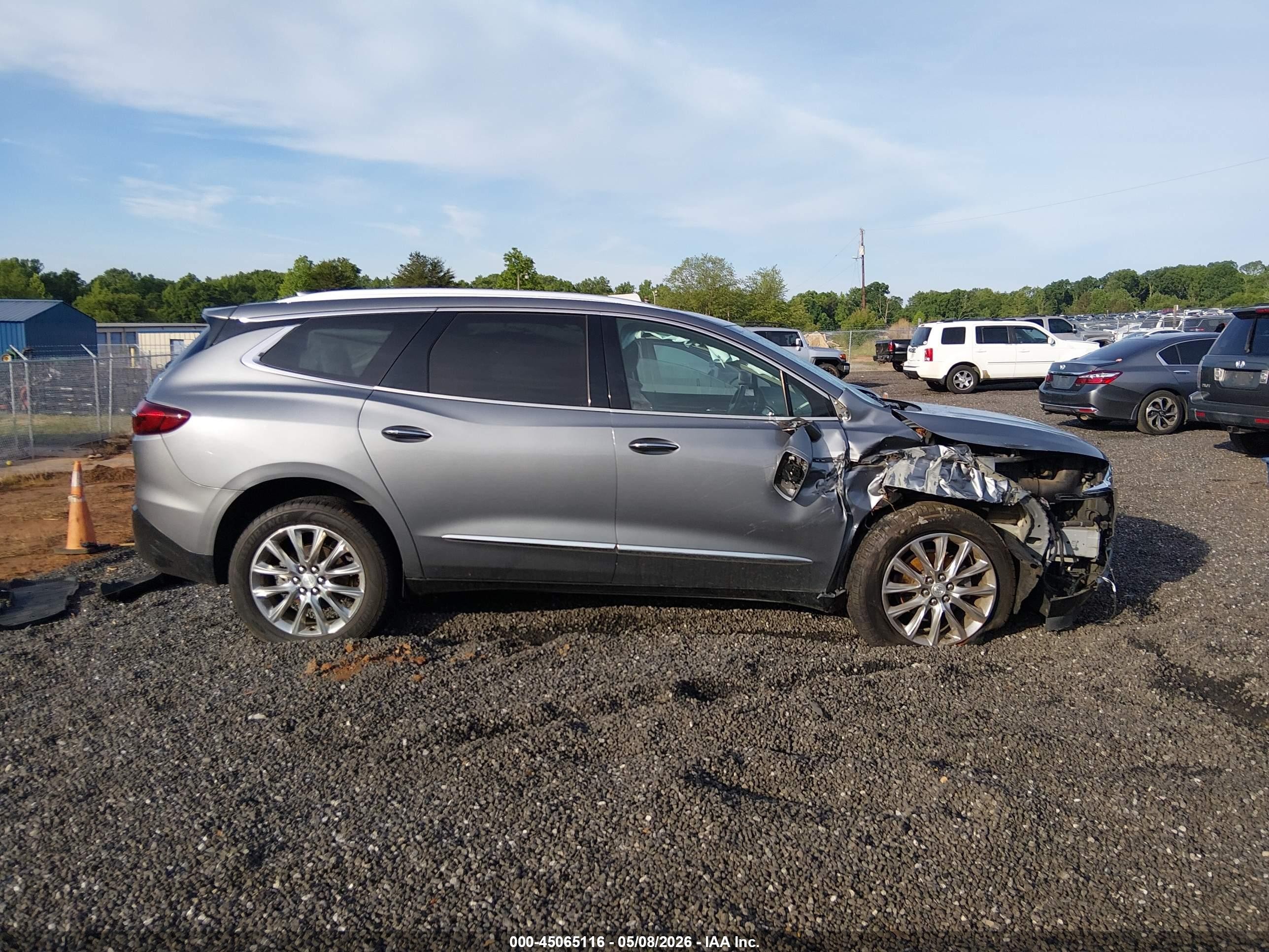 2019 Buick Enclave Fwd Essence Серый vin: 5GAERBKW5KJ303346