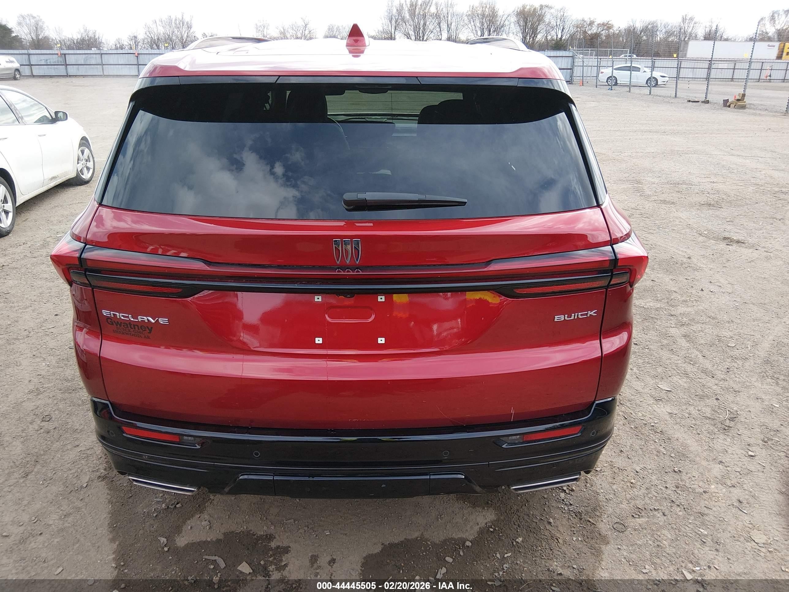 2025 Buick Enclave Sport Touring Fwd Красный vin: 5GAERBRSXSJ137988
