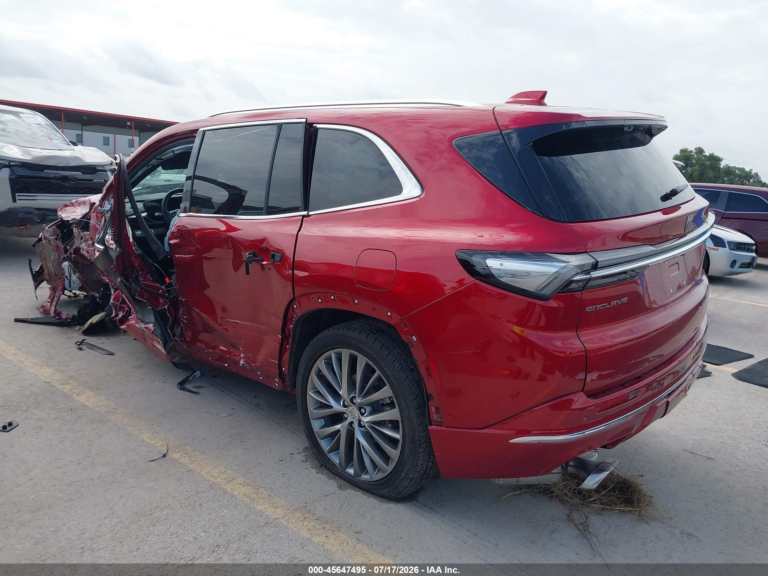 2026 Buick Enclave Avenir Fwd Red vin: 5GAERCKS4TJ232449