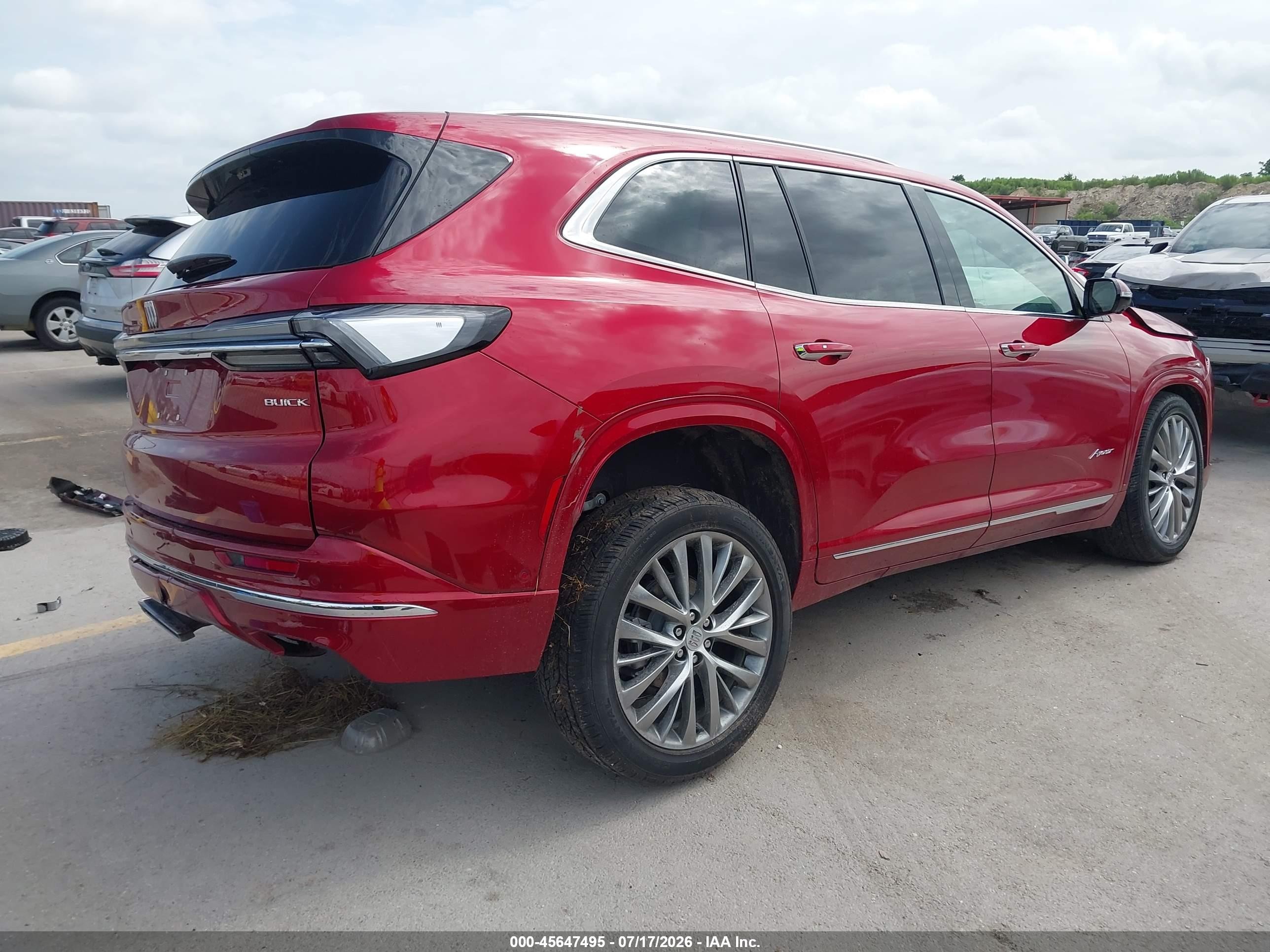 2026 Buick Enclave Avenir Fwd Red vin: 5GAERCKS4TJ232449