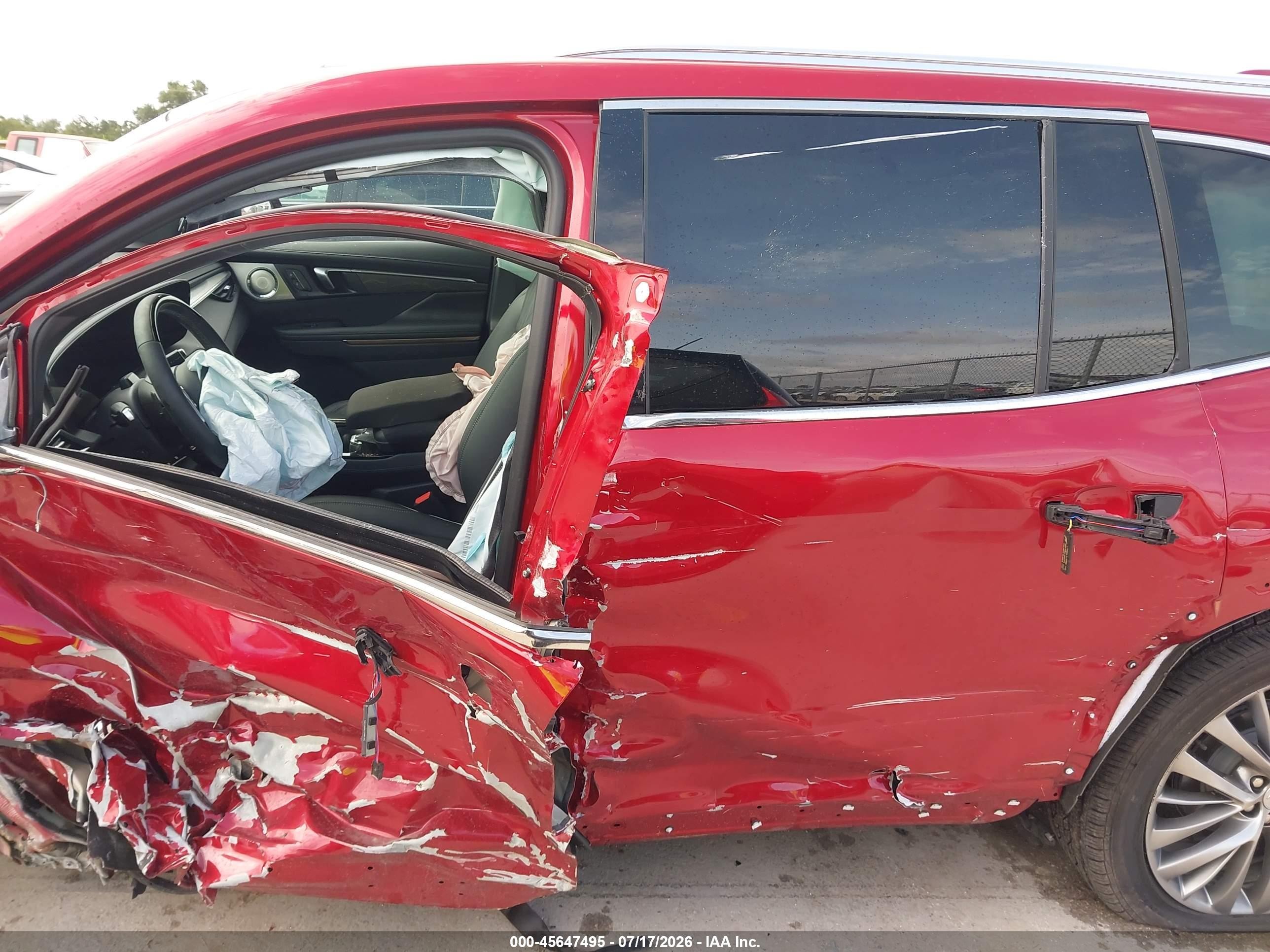 2026 Buick Enclave Avenir Fwd Red vin: 5GAERCKS4TJ232449