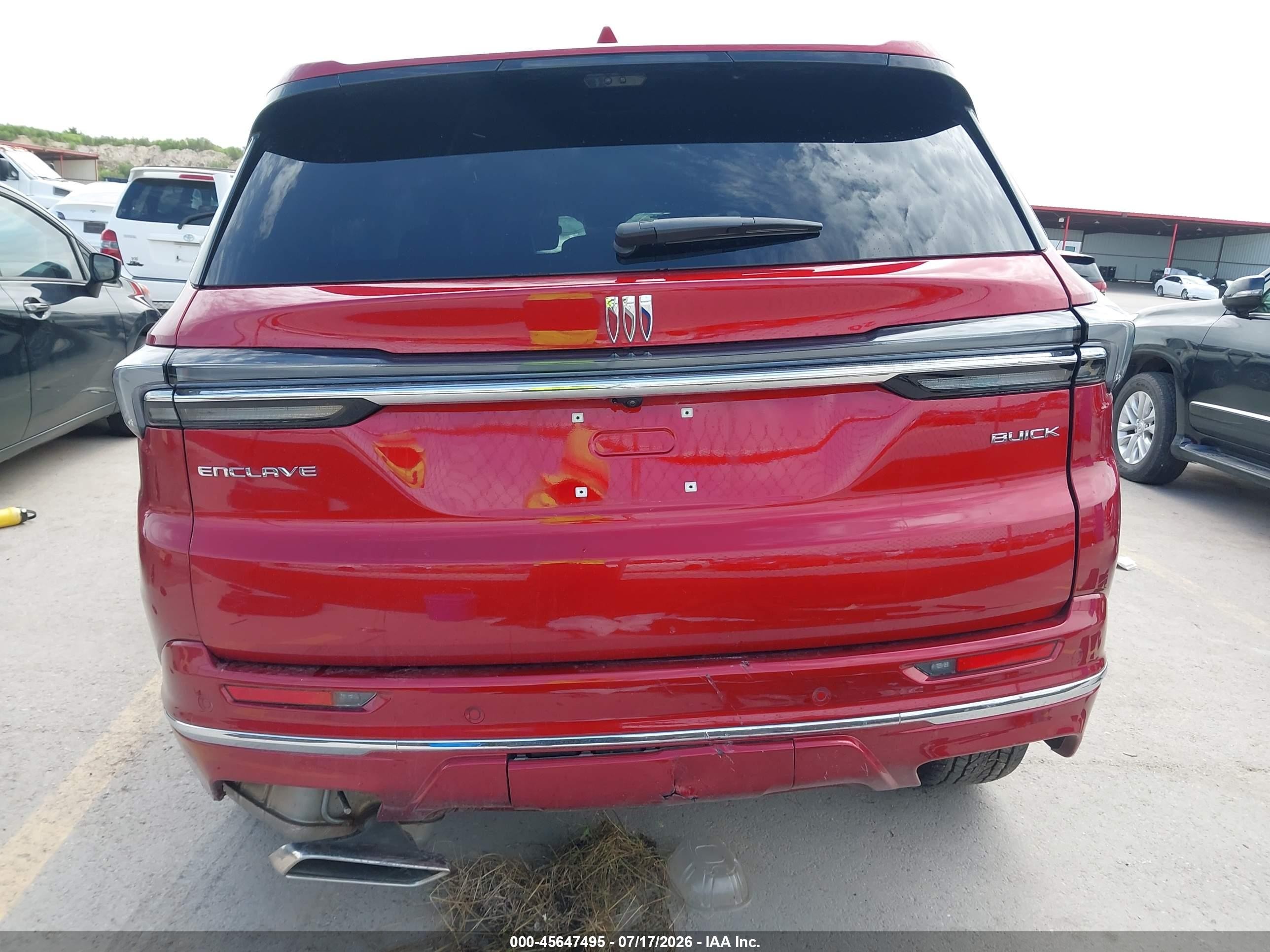 2026 Buick Enclave Avenir Fwd Red vin: 5GAERCKS4TJ232449