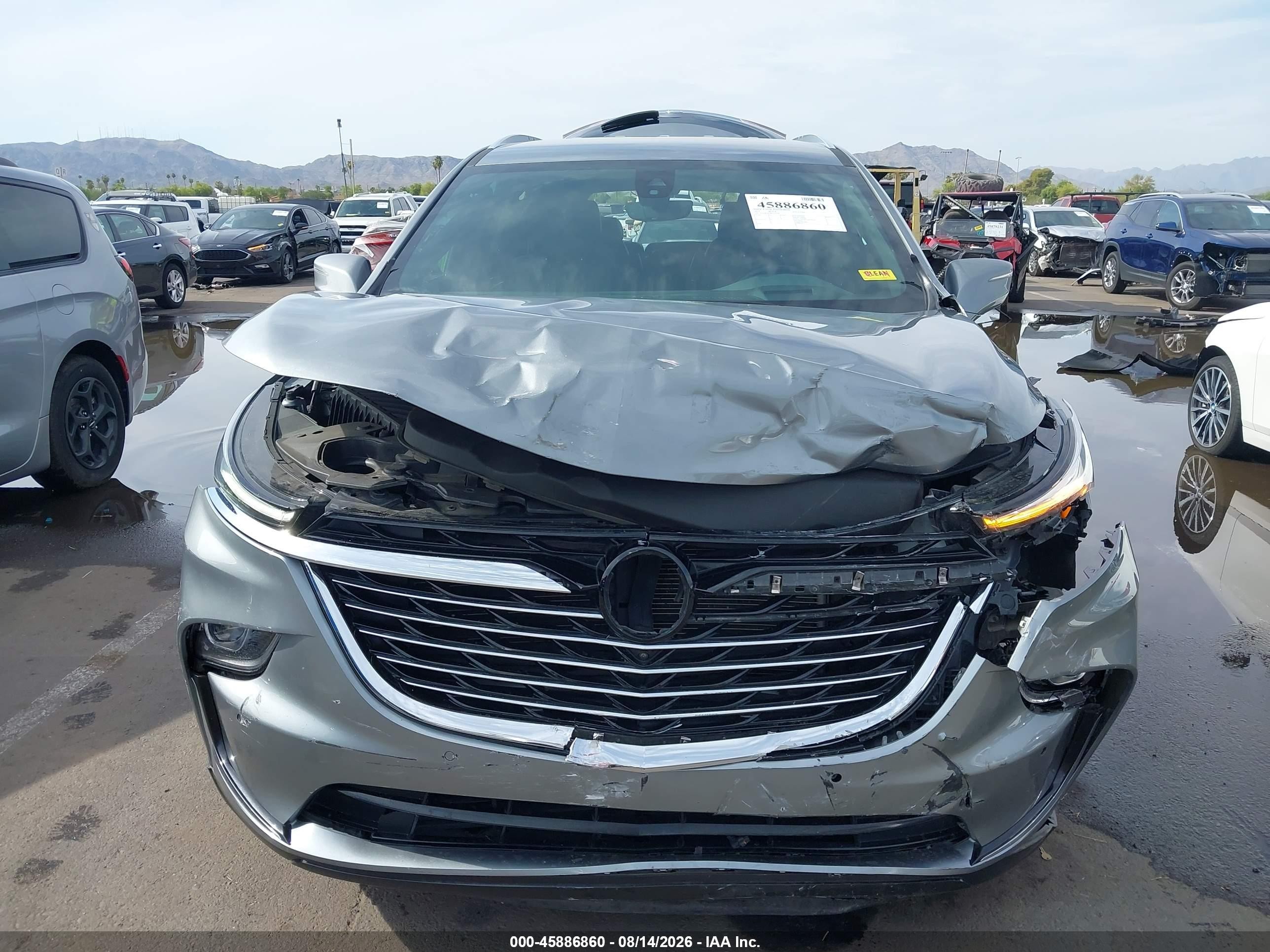 2023 Buick Enclave Premium Fwd Gray vin: 5GAERCKW8PJ155299