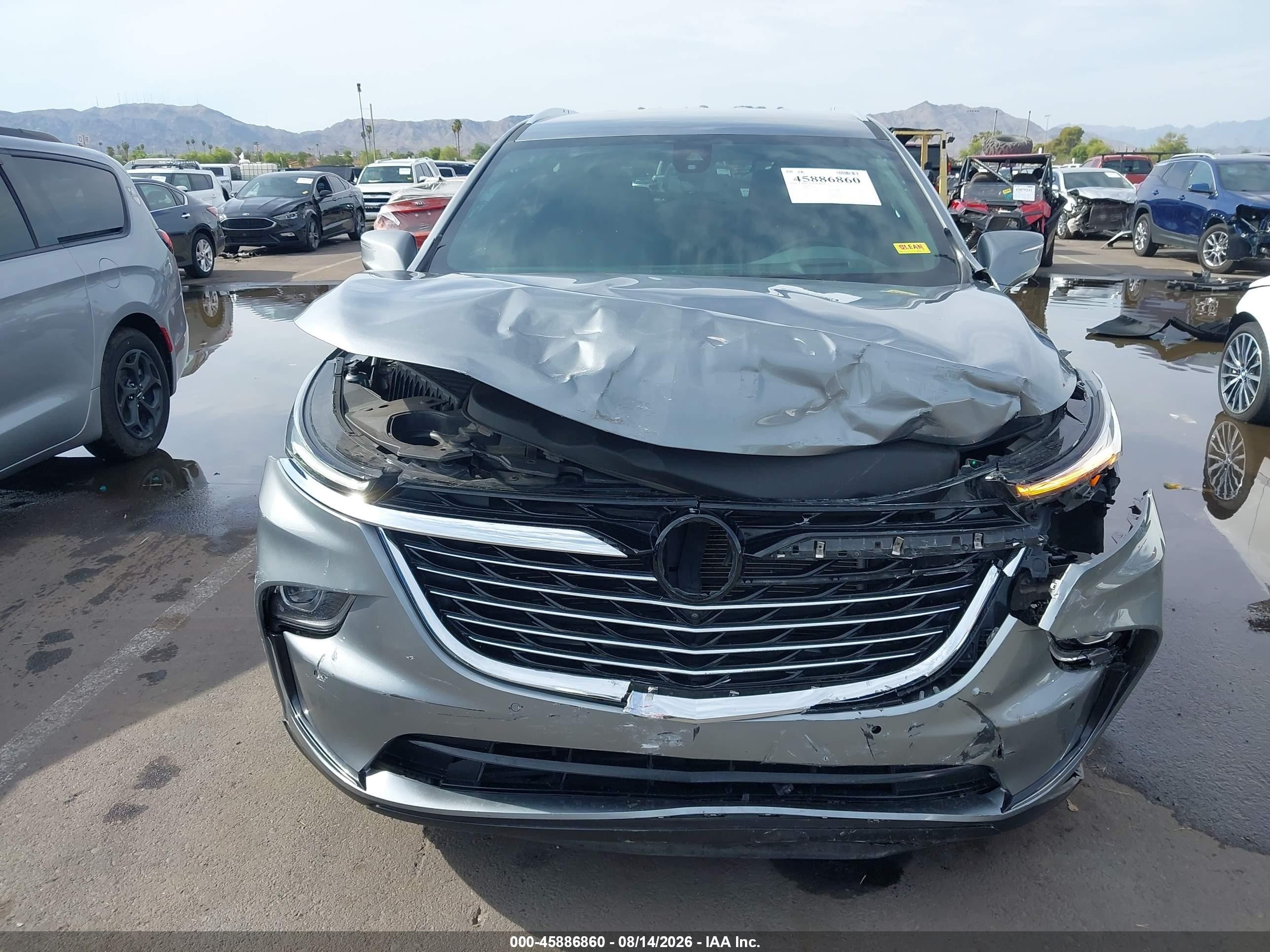 2023 Buick Enclave Premium Fwd Gray vin: 5GAERCKW8PJ155299