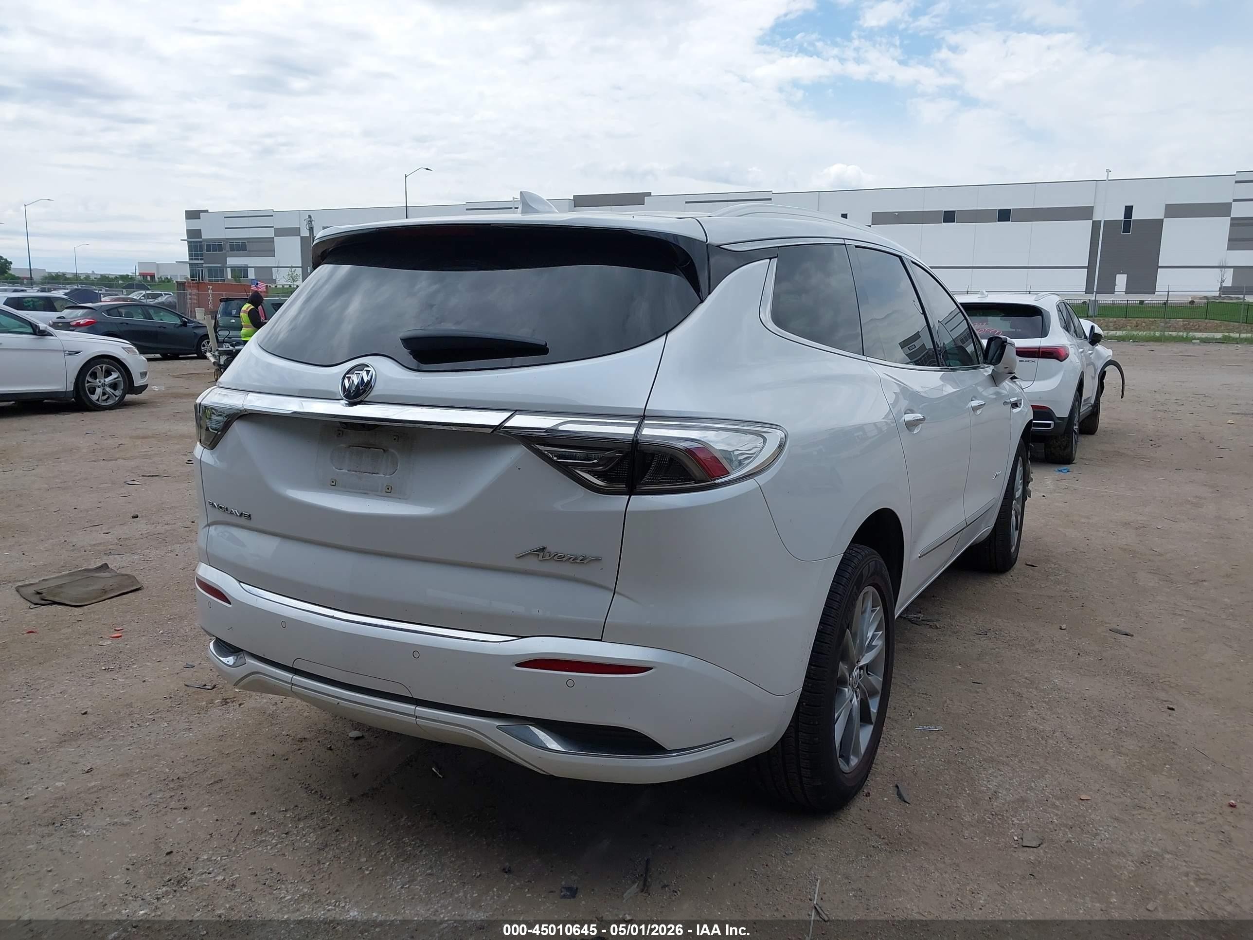 2023 Buick Enclave Avenir Fwd Белый vin: 5GAERDKWXPJ259699
