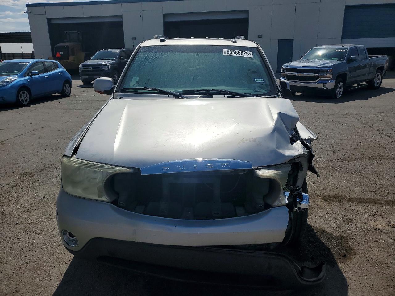 2005 Buick Rainier Cxl Silver vin: 5GAES13M452238659