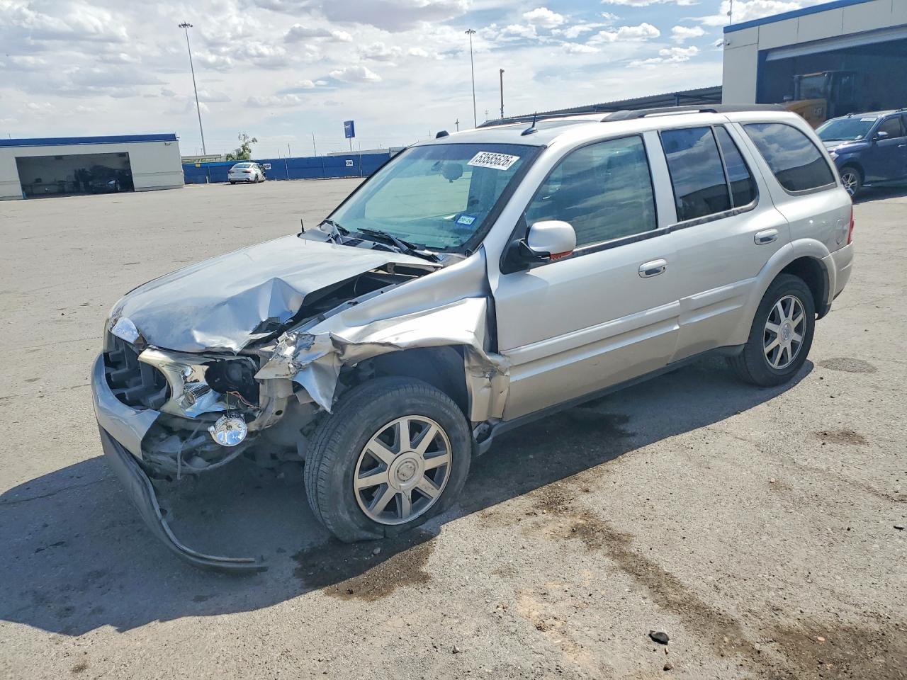 2005 Buick Rainier Cxl Silver vin: 5GAES13M452238659
