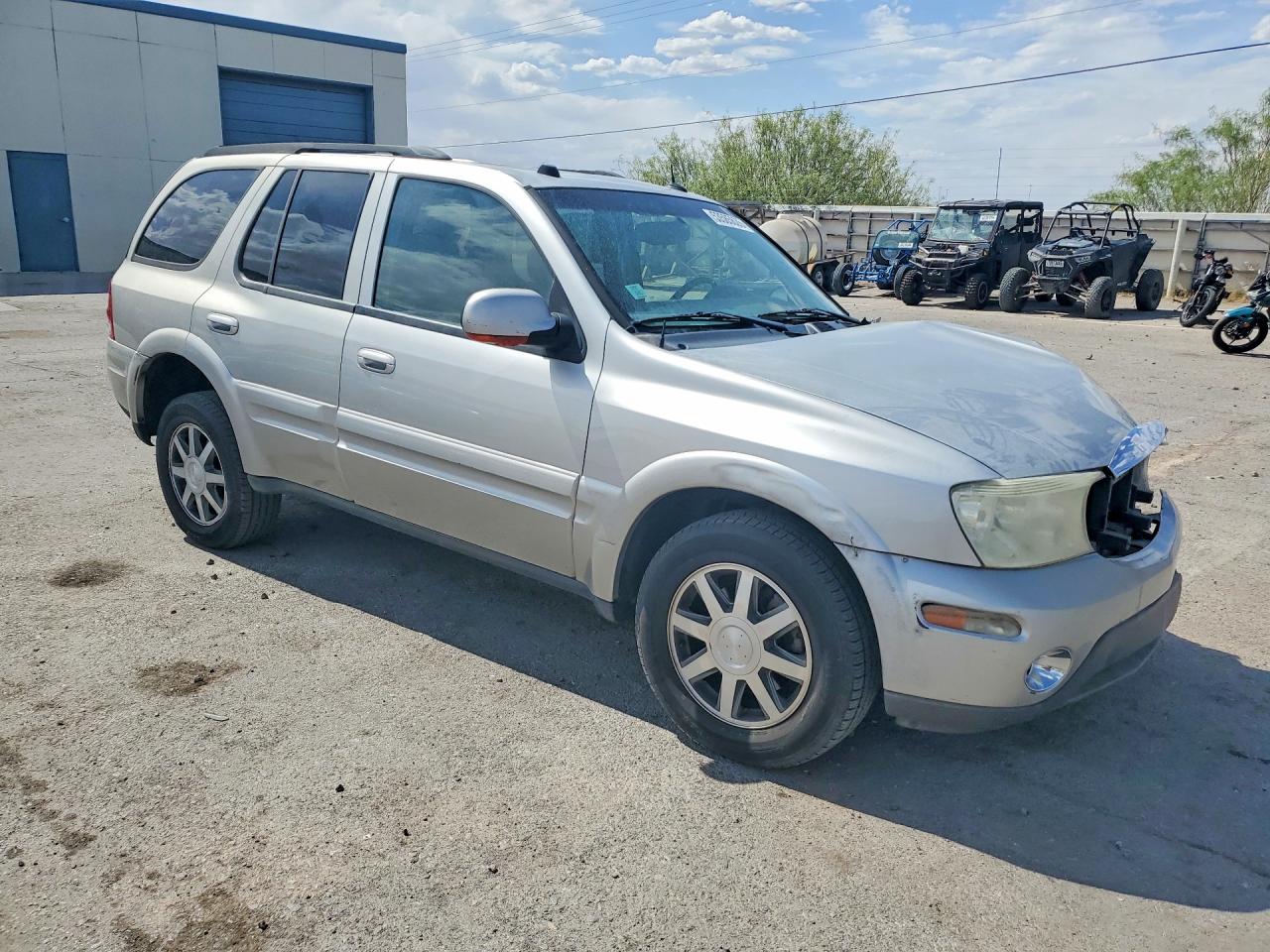 2005 Buick Rainier Cxl Silver vin: 5GAES13M452238659