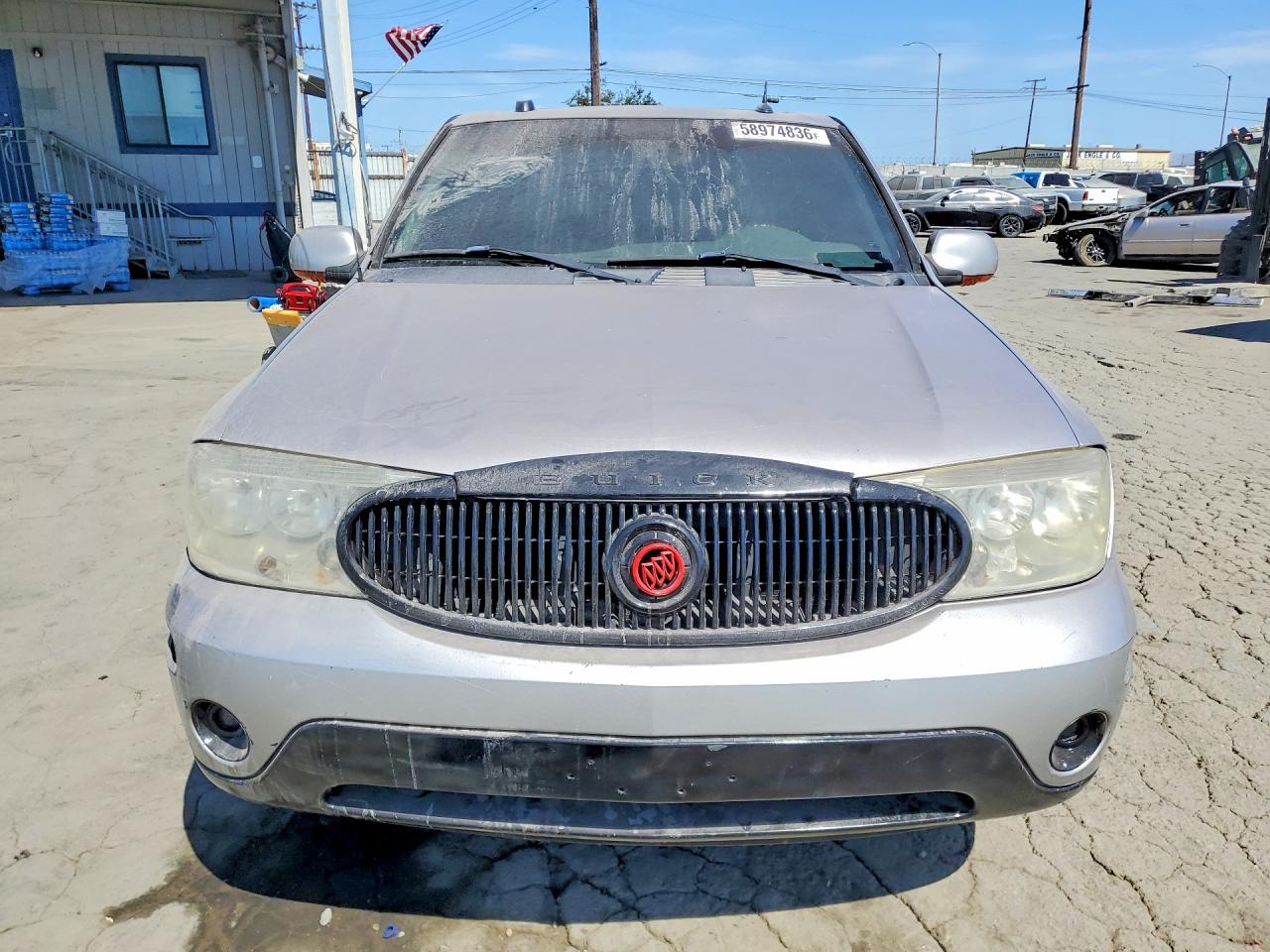 2004 Buick Rainier Cxl Gray vin: 5GAES13P342353309