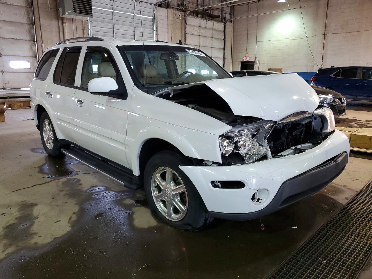 2006 Buick Rainier Cxl White vin: 5GAET13M062157382