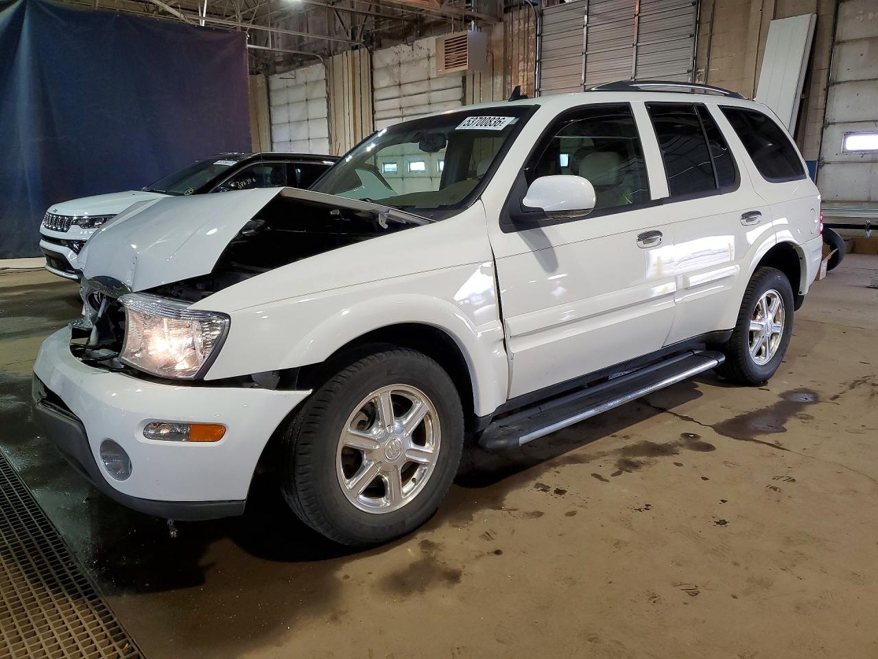 2006 Buick Rainier Cxl White vin: 5GAET13M062157382
