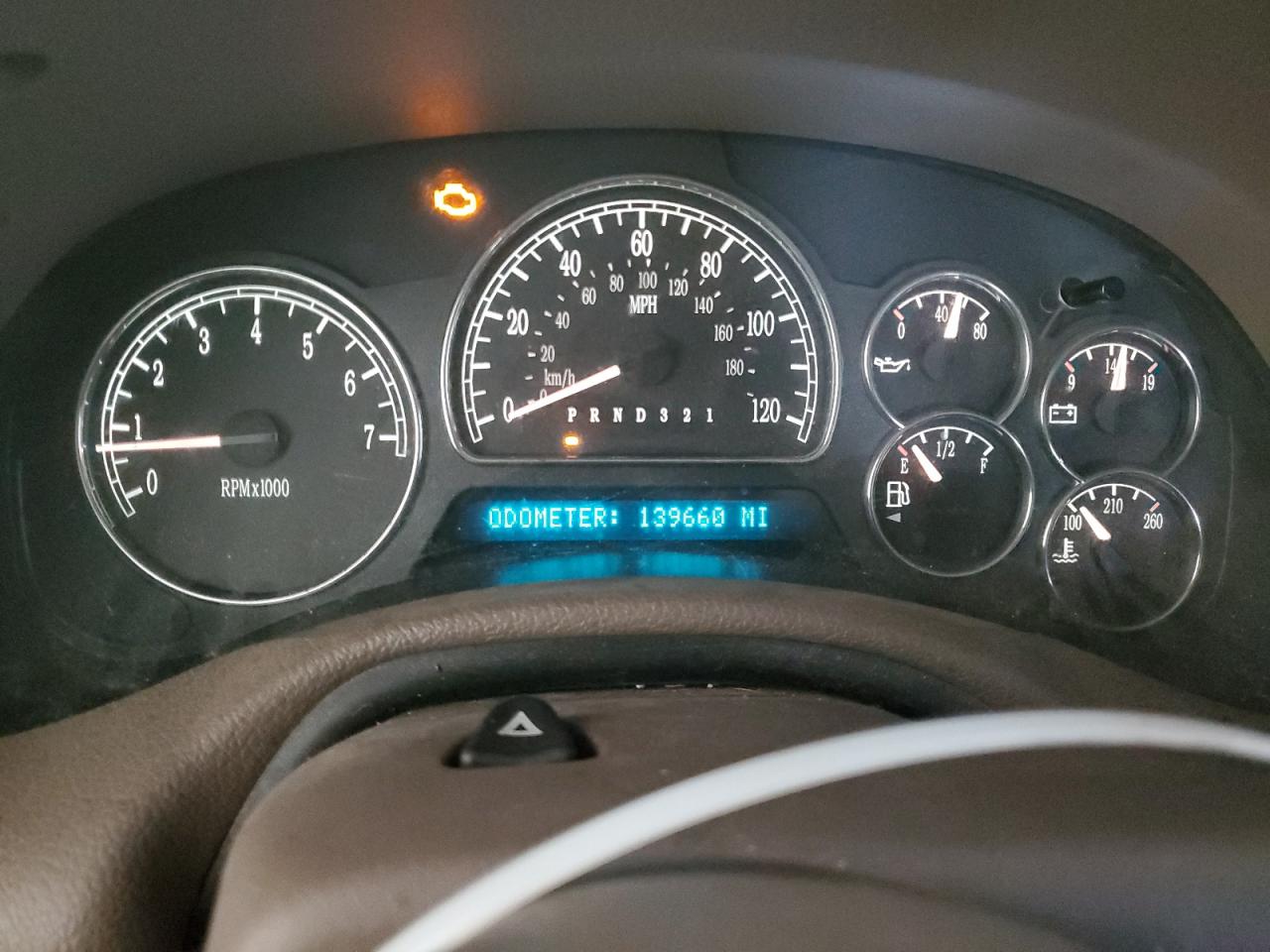 2006 Buick Rainier Cxl Белый vin: 5GAET13M862219210 Damage: Warning Light - Engine, On, Unacceptable