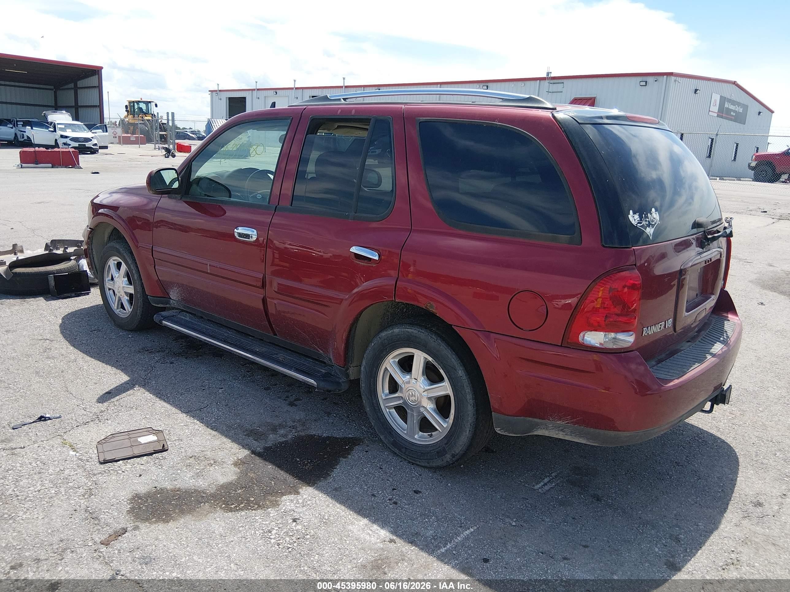 2006 Buick Rainier Cxl Red vin: 5GAET13M962209432