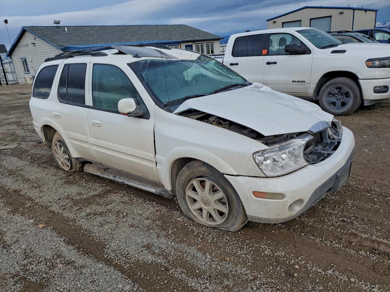 2004 Buick Rainier Cxl White vin: 5GAET13P242201762