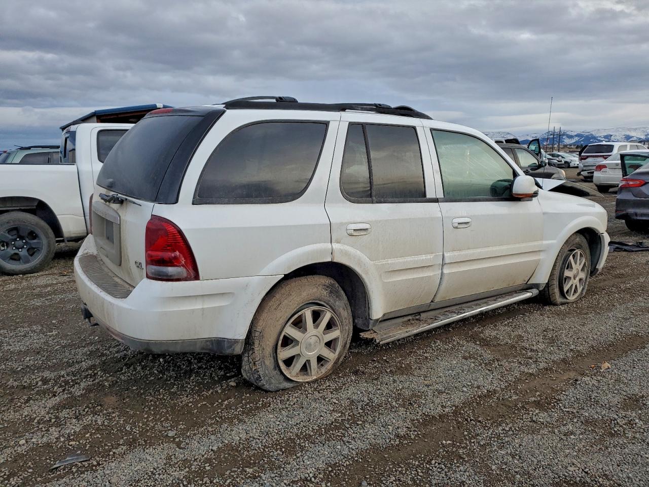 2004 Buick Rainier Cxl White vin: 5GAET13P242201762