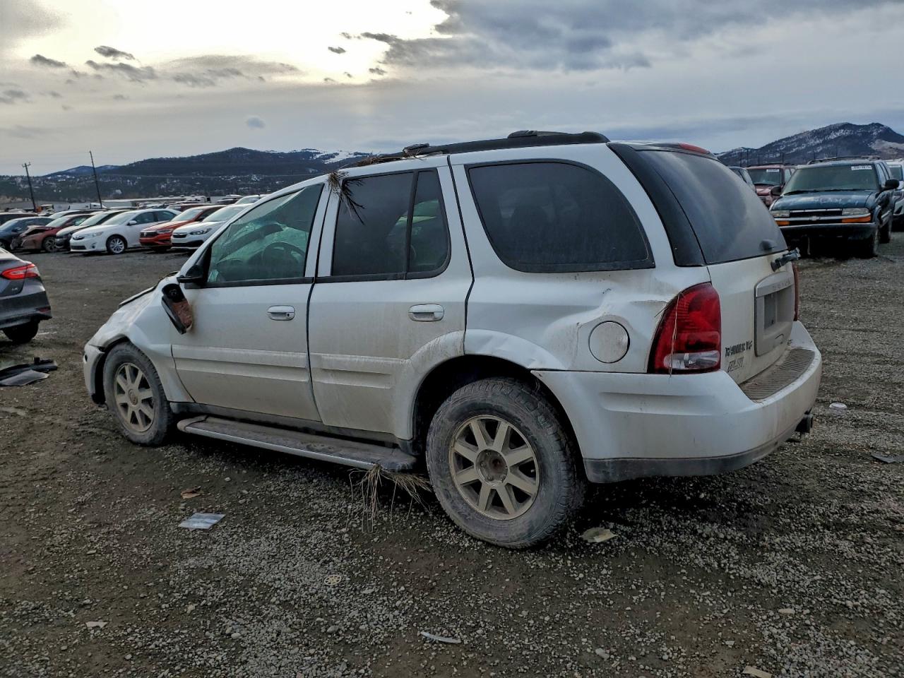 2004 Buick Rainier Cxl White vin: 5GAET13P242201762