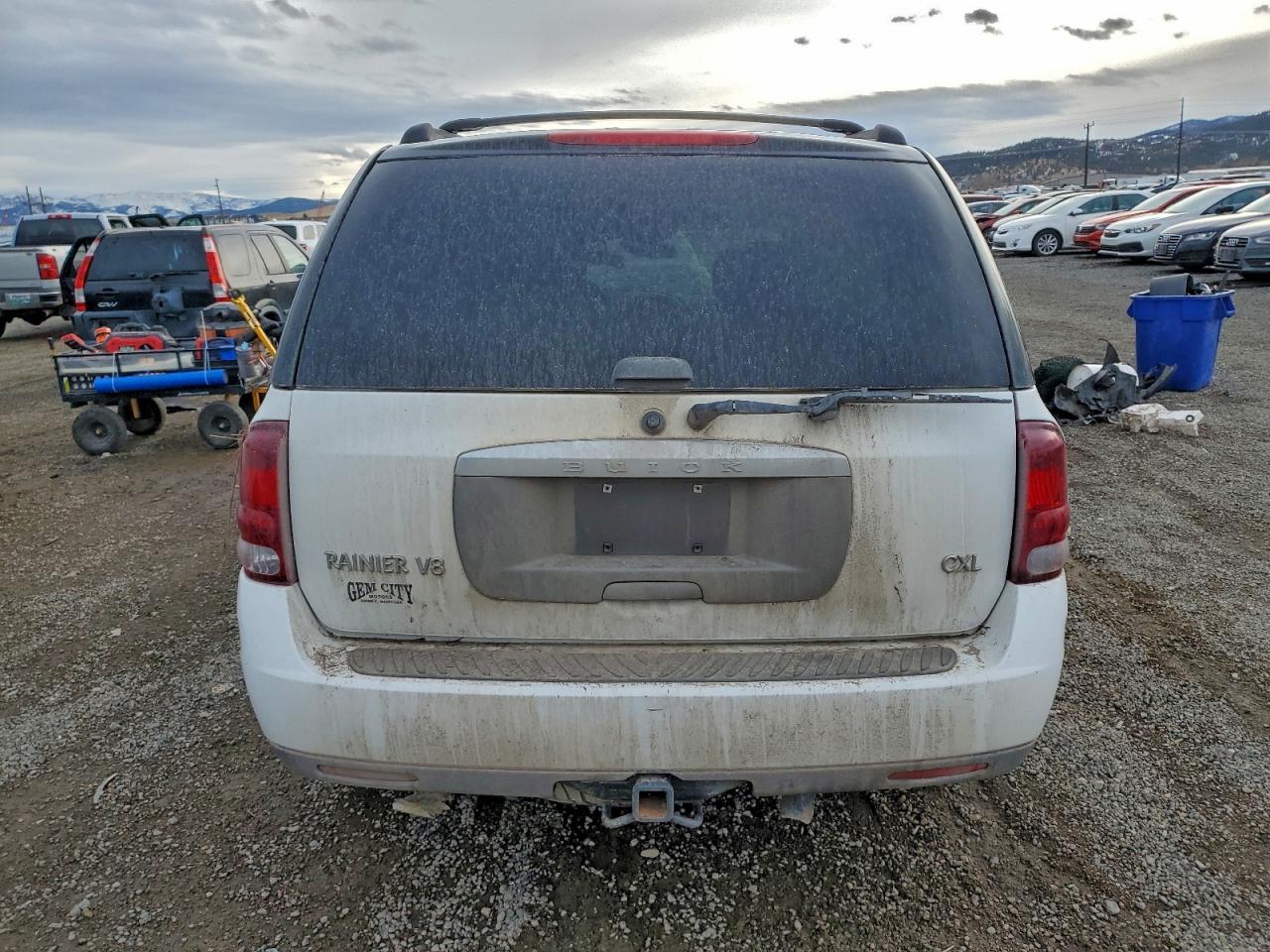 2004 Buick Rainier Cxl White vin: 5GAET13P242201762