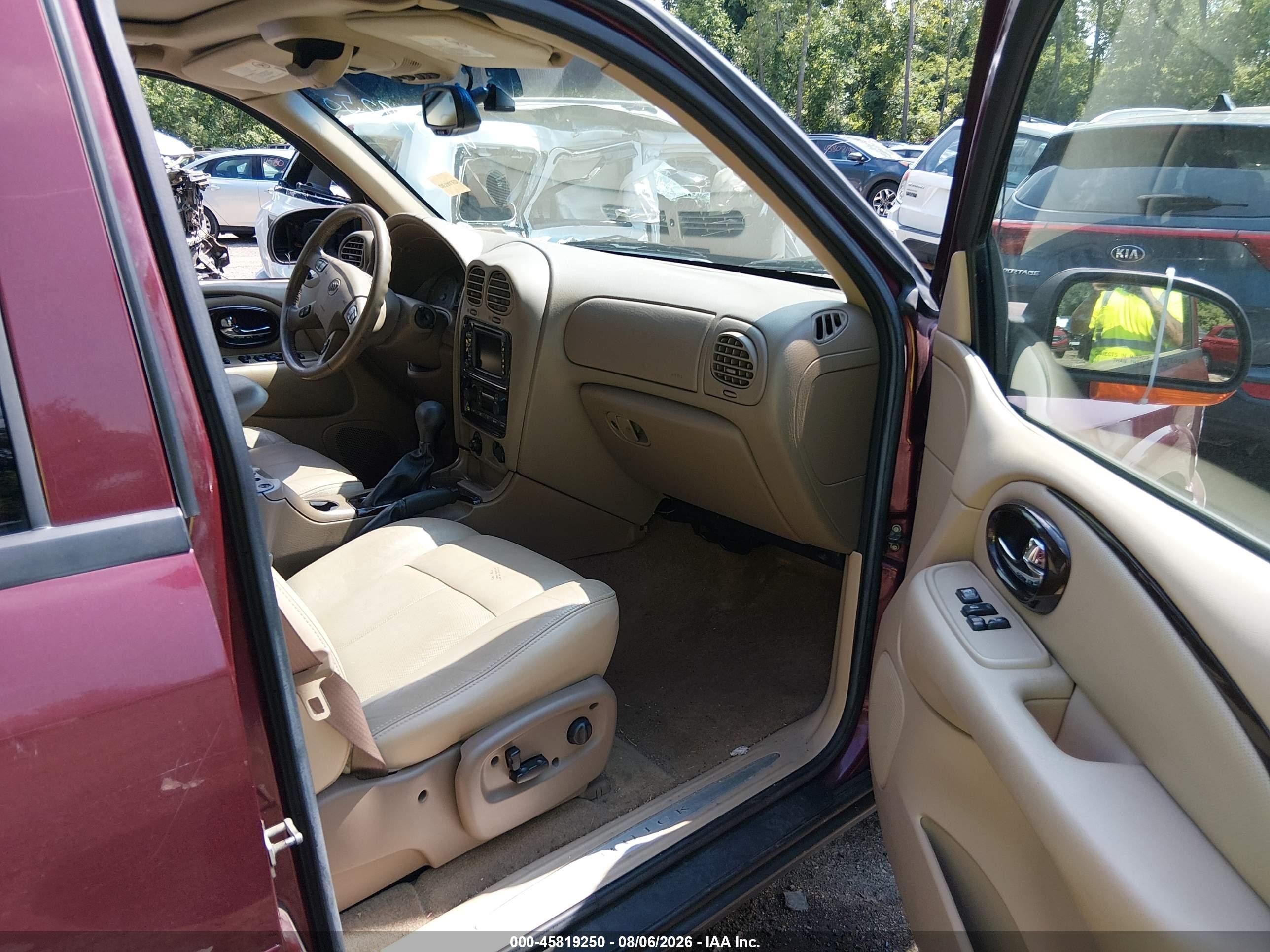 2004 Buick Rainier Cxl Plus Red vin: 5GAET13P742322805