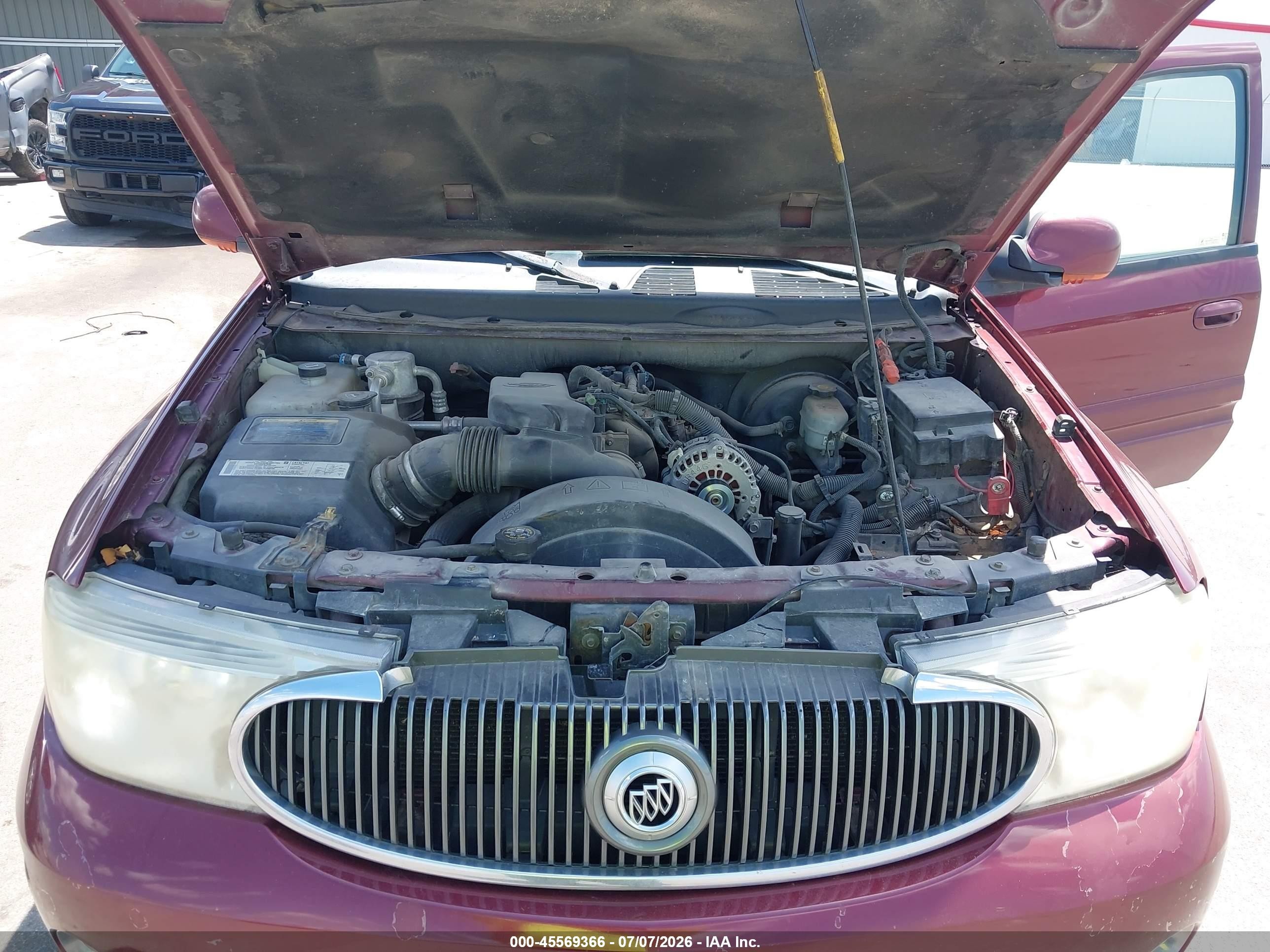 2004 Buick Rainier Cxl Maroon vin: 5GAET13P942262414