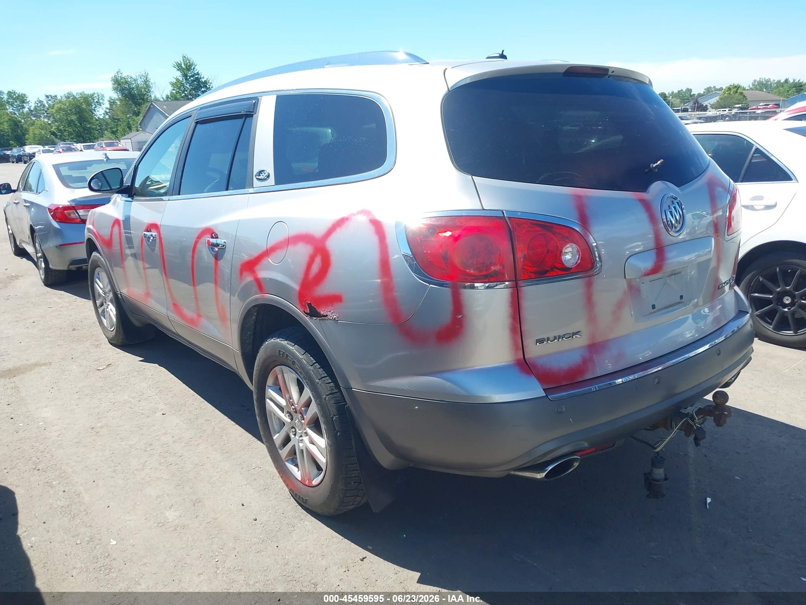 2008 Buick Enclave Cx Silver vin: 5GAEV13718J172650