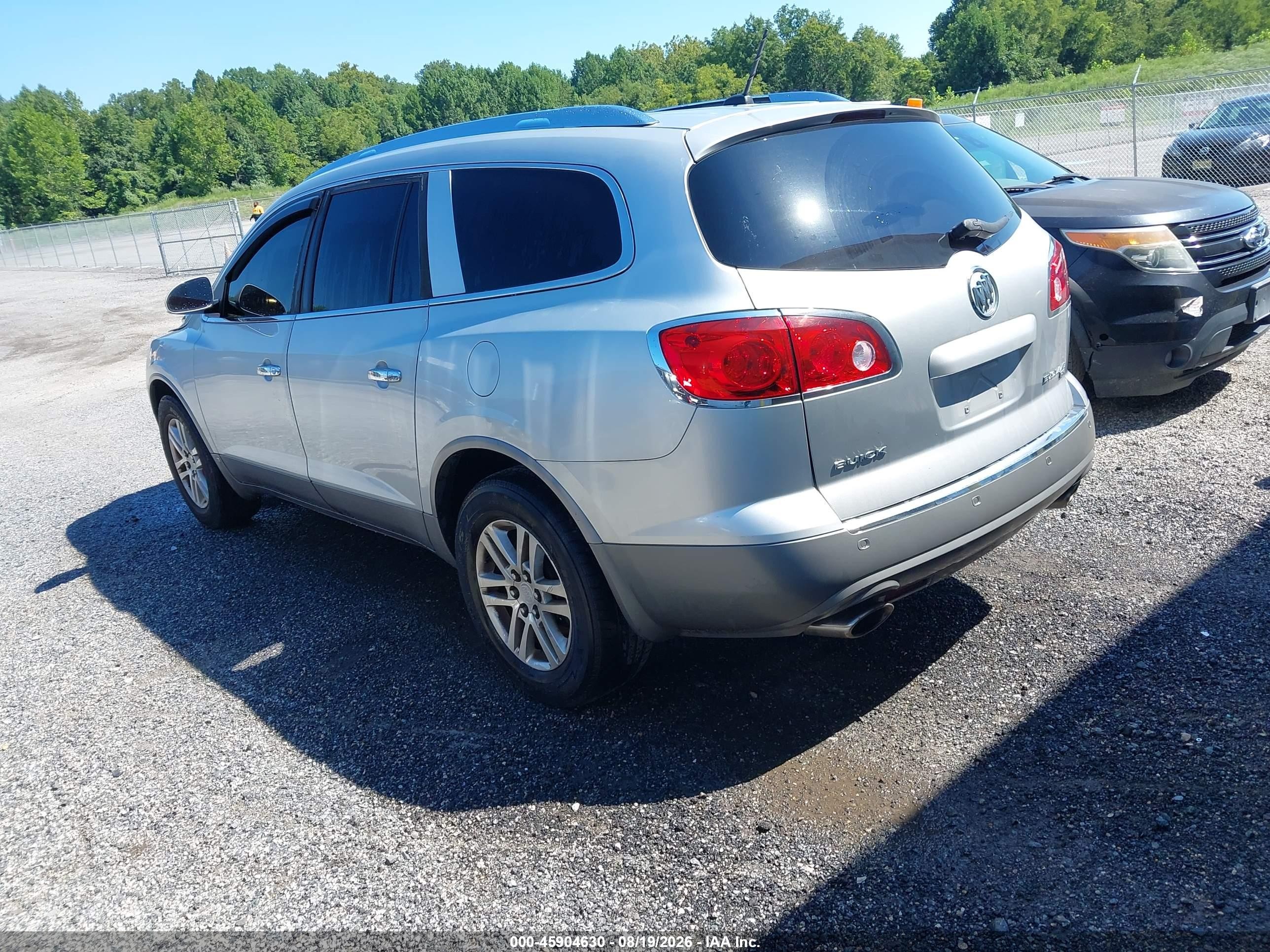 2009 Buick Enclave Cx Silver vin: 5GAEV13D99J197125