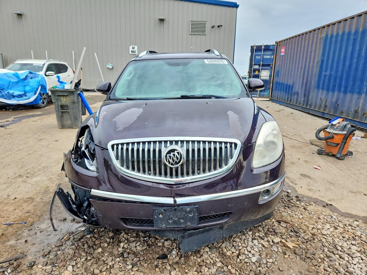 2008 Buick Enclave Cxl Maroon vin: 5GAEV23708J137717