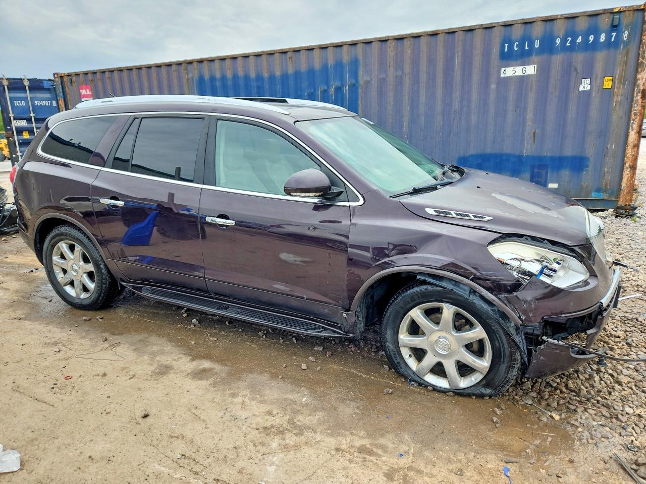 2008 Buick Enclave Cxl Maroon vin: 5GAEV23708J137717