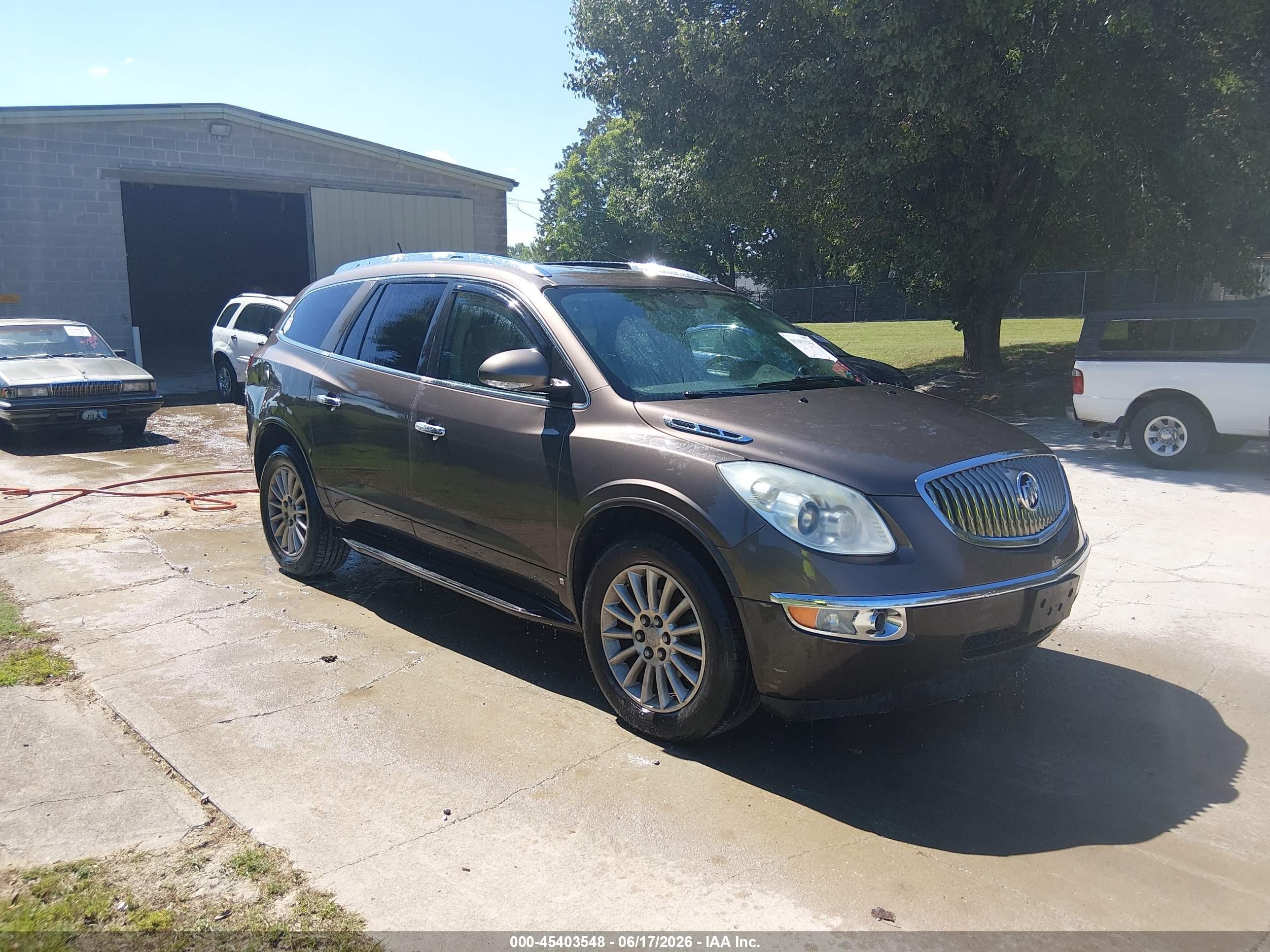 2008 Buick Enclave Cxl Gray vin: 5GAEV23708J208947