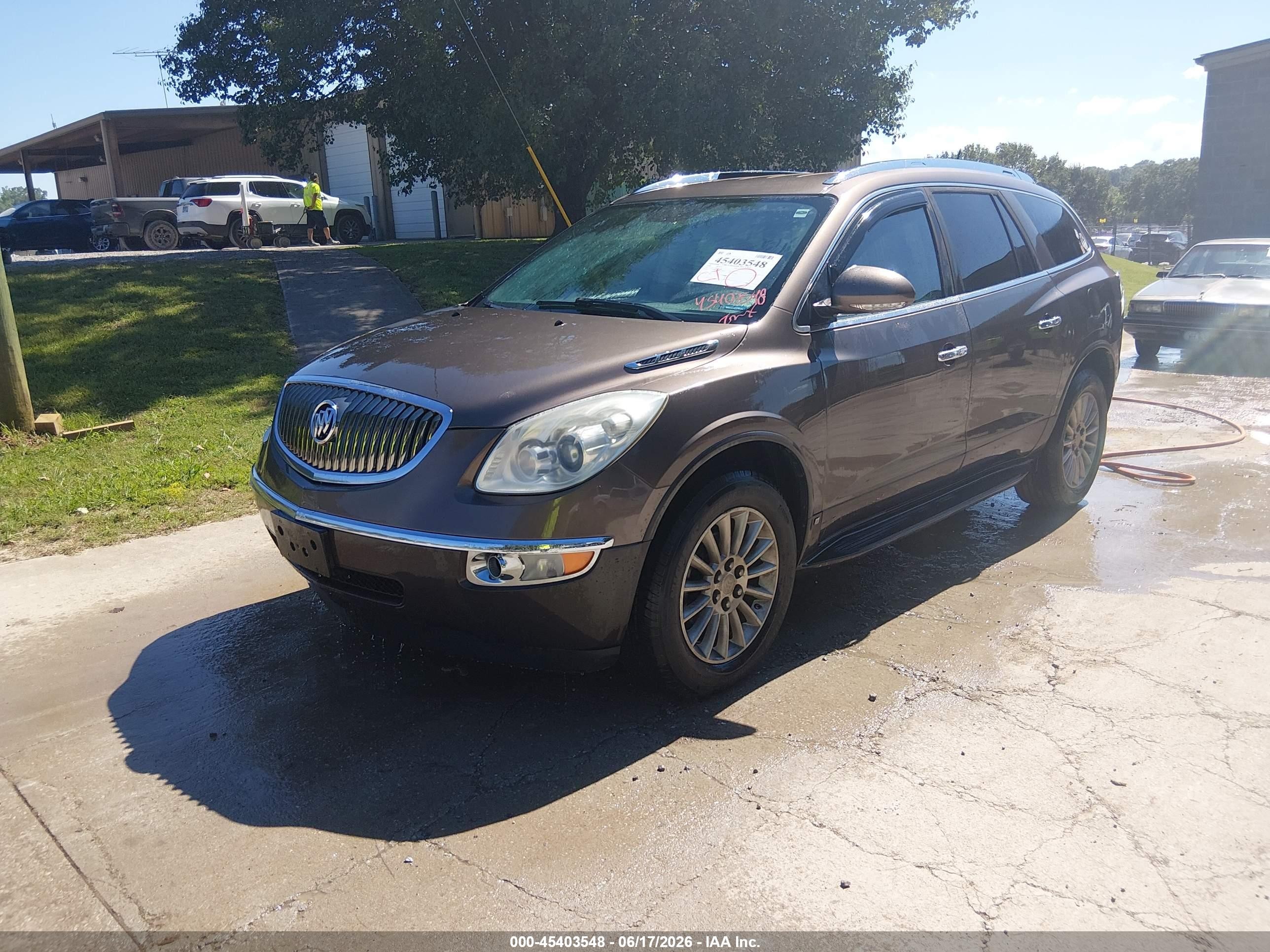 2008 Buick Enclave Cxl Gray vin: 5GAEV23708J208947