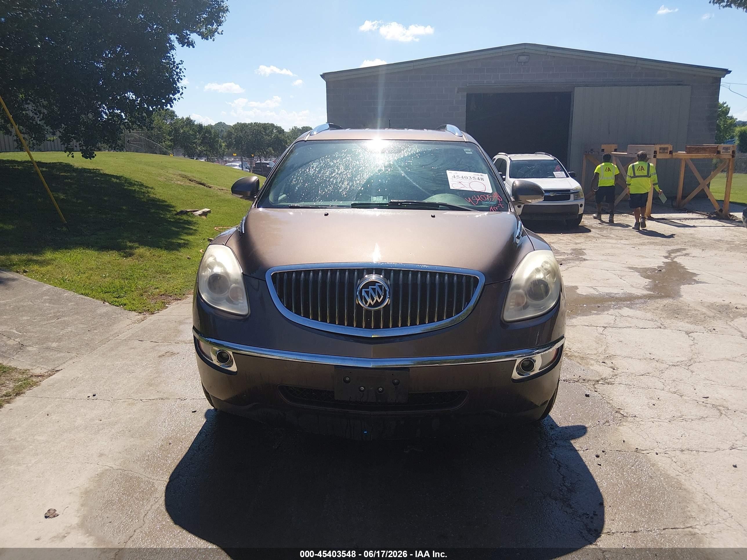 2008 Buick Enclave Cxl Gray vin: 5GAEV23708J208947
