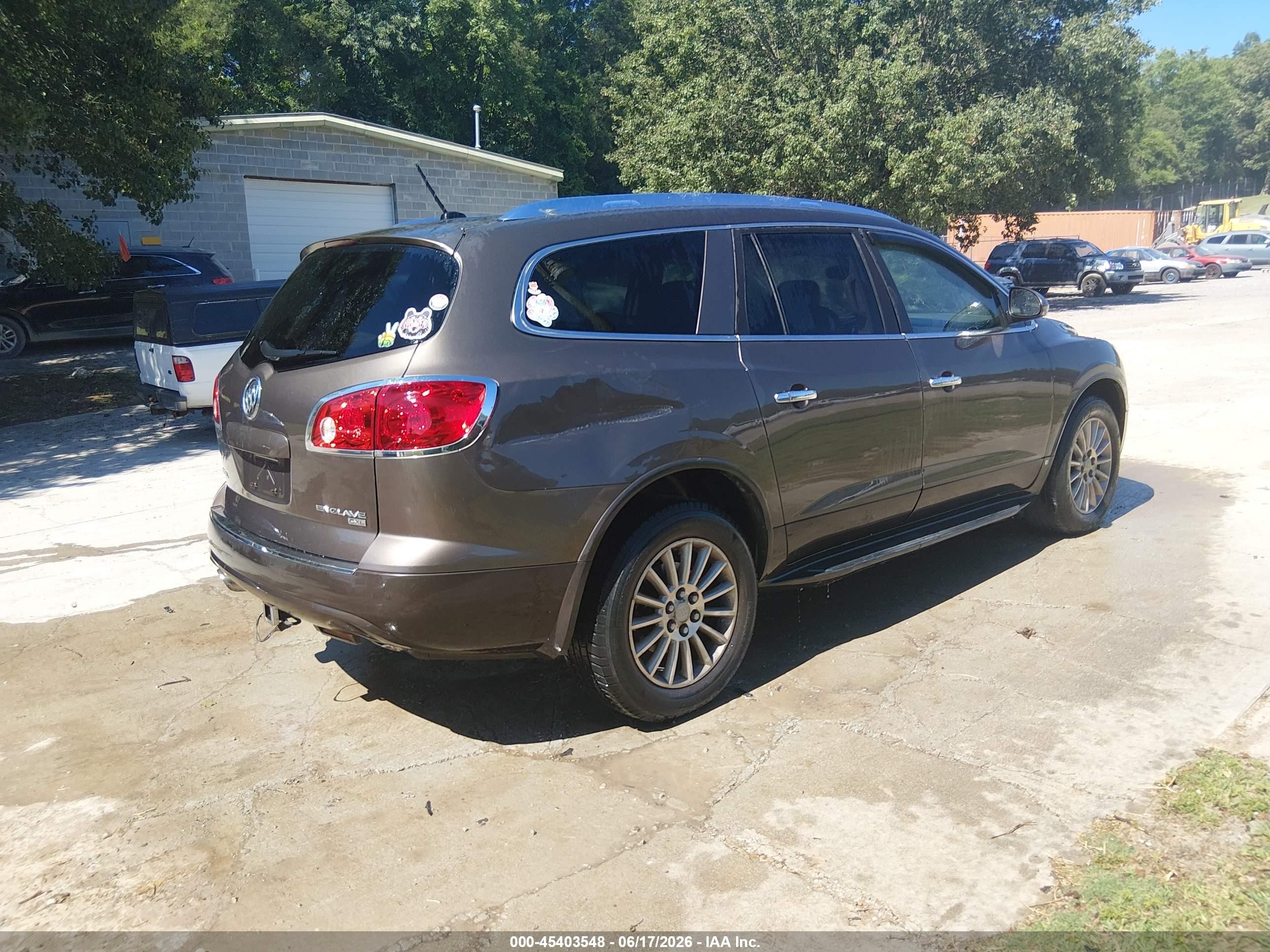 2008 Buick Enclave Cxl Gray vin: 5GAEV23708J208947