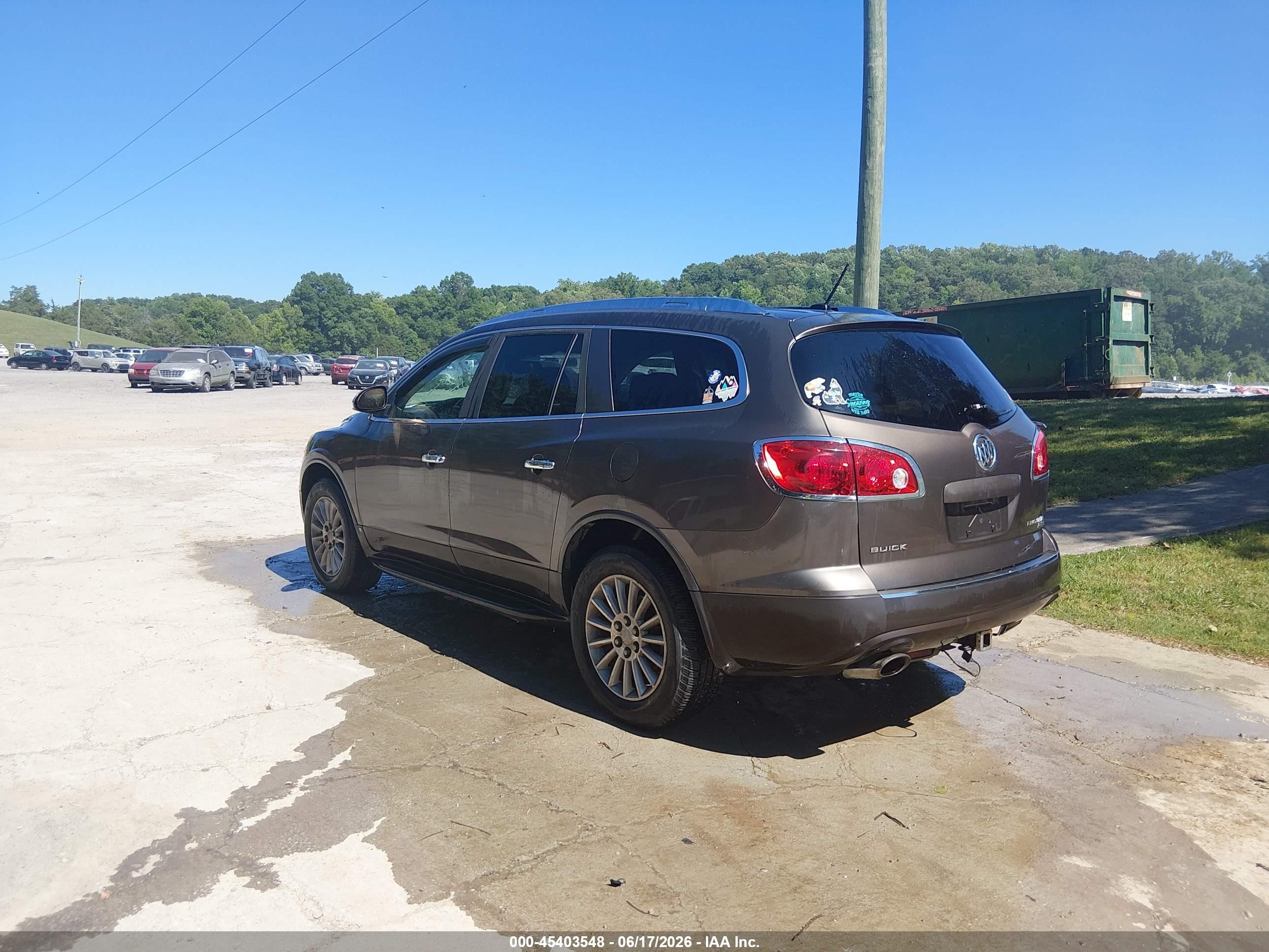 2008 Buick Enclave Cxl Gray vin: 5GAEV23708J208947