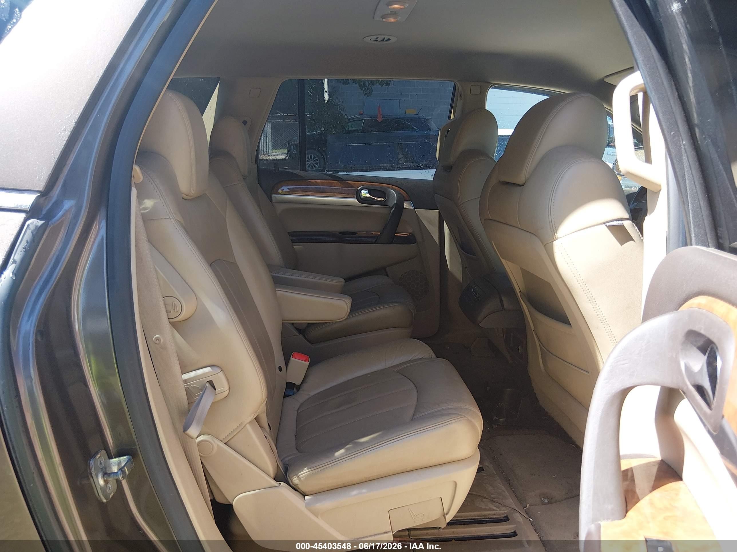 2008 Buick Enclave Cxl Gray vin: 5GAEV23708J208947