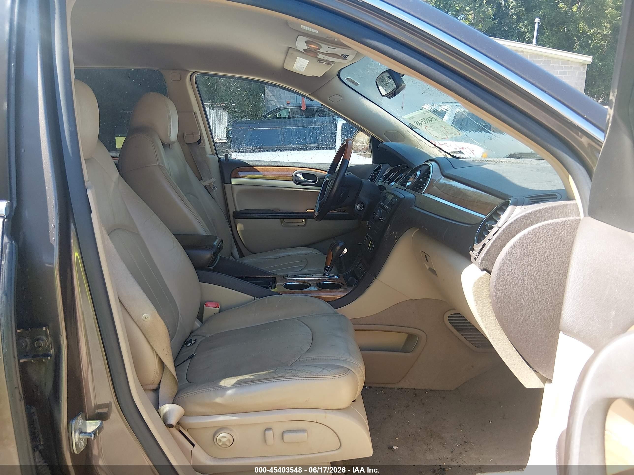 2008 Buick Enclave Cxl Gray vin: 5GAEV23708J208947