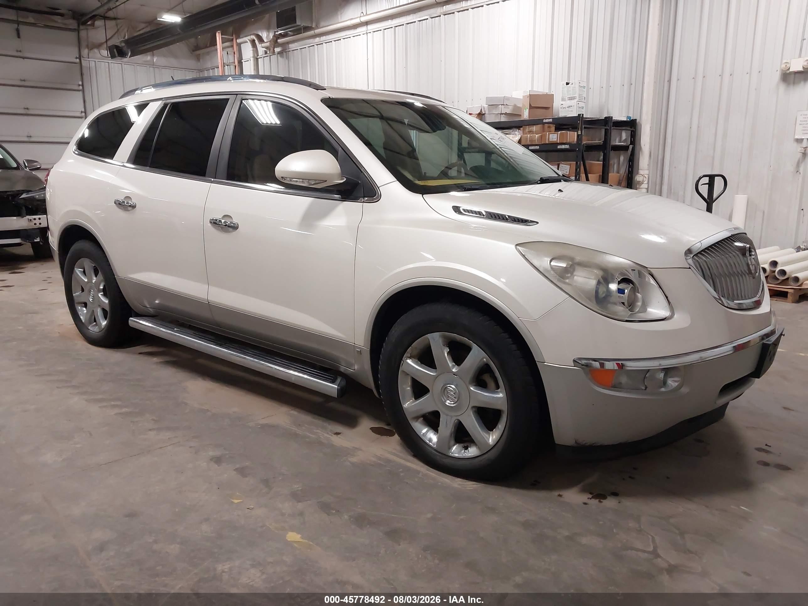 2008 Buick Enclave Cxl White vin: 5GAEV23718J258658