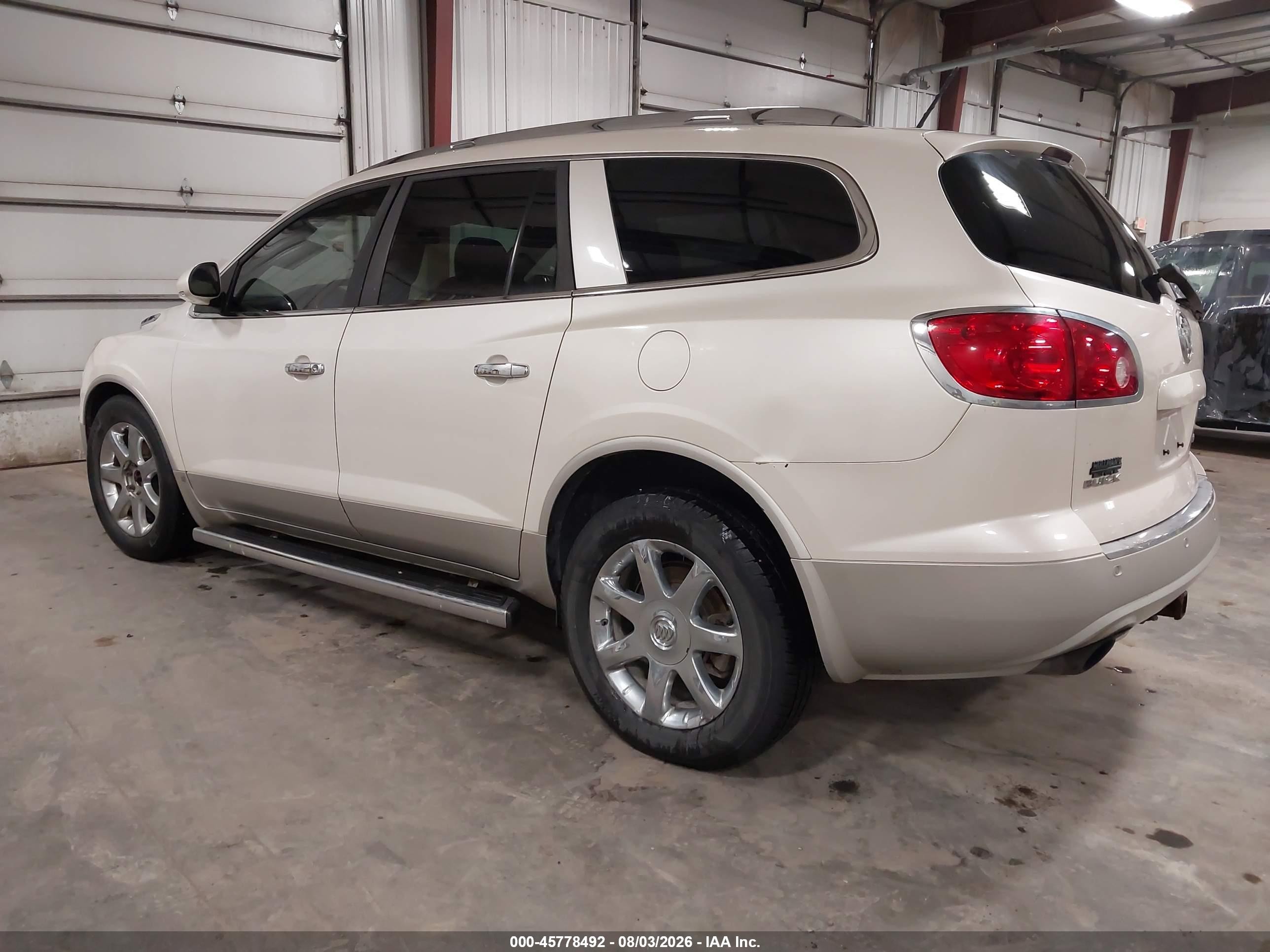 2008 Buick Enclave Cxl White vin: 5GAEV23718J258658