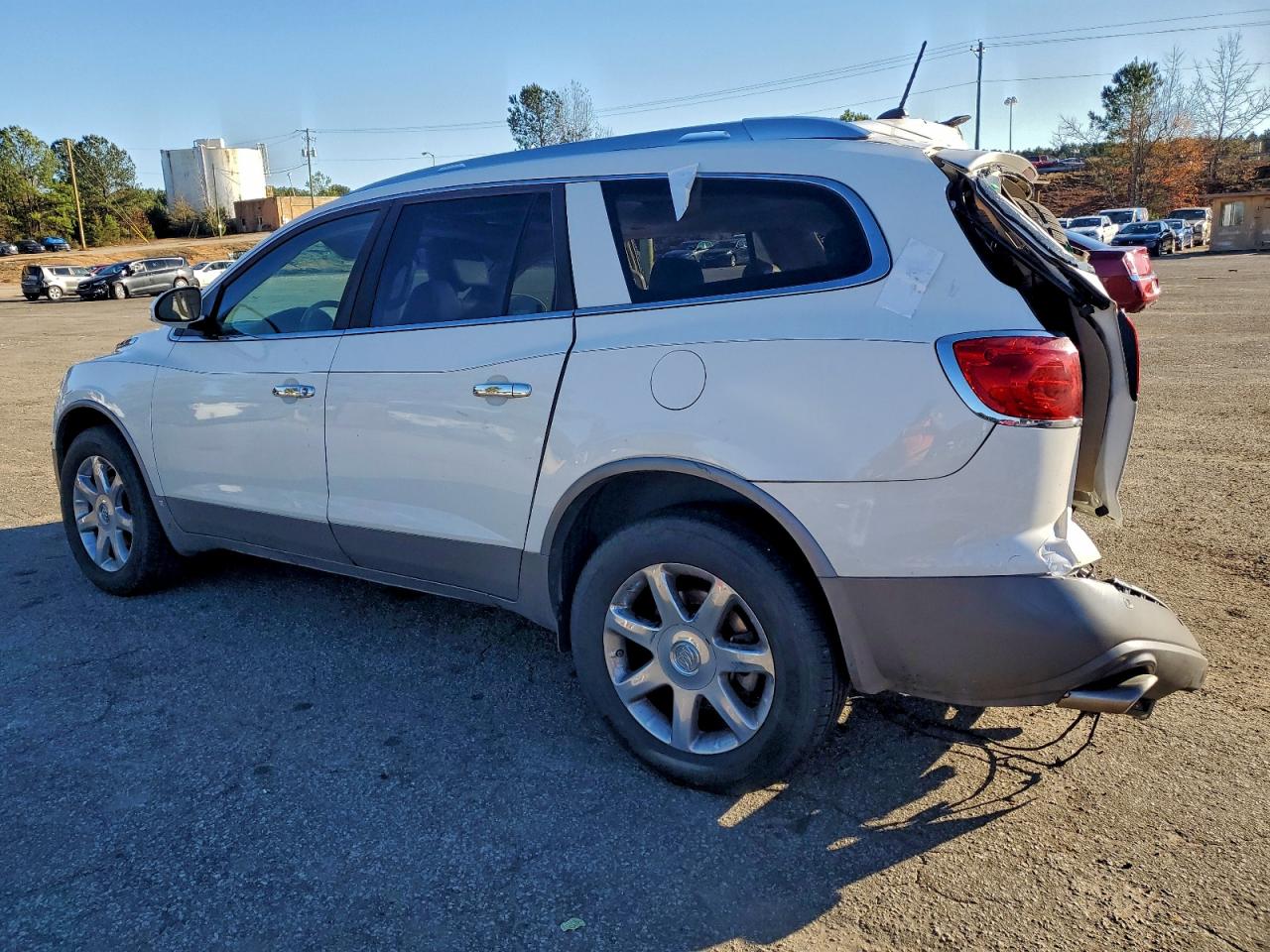 2008 Buick Enclave Cxl White vin: 5GAEV23728J116576